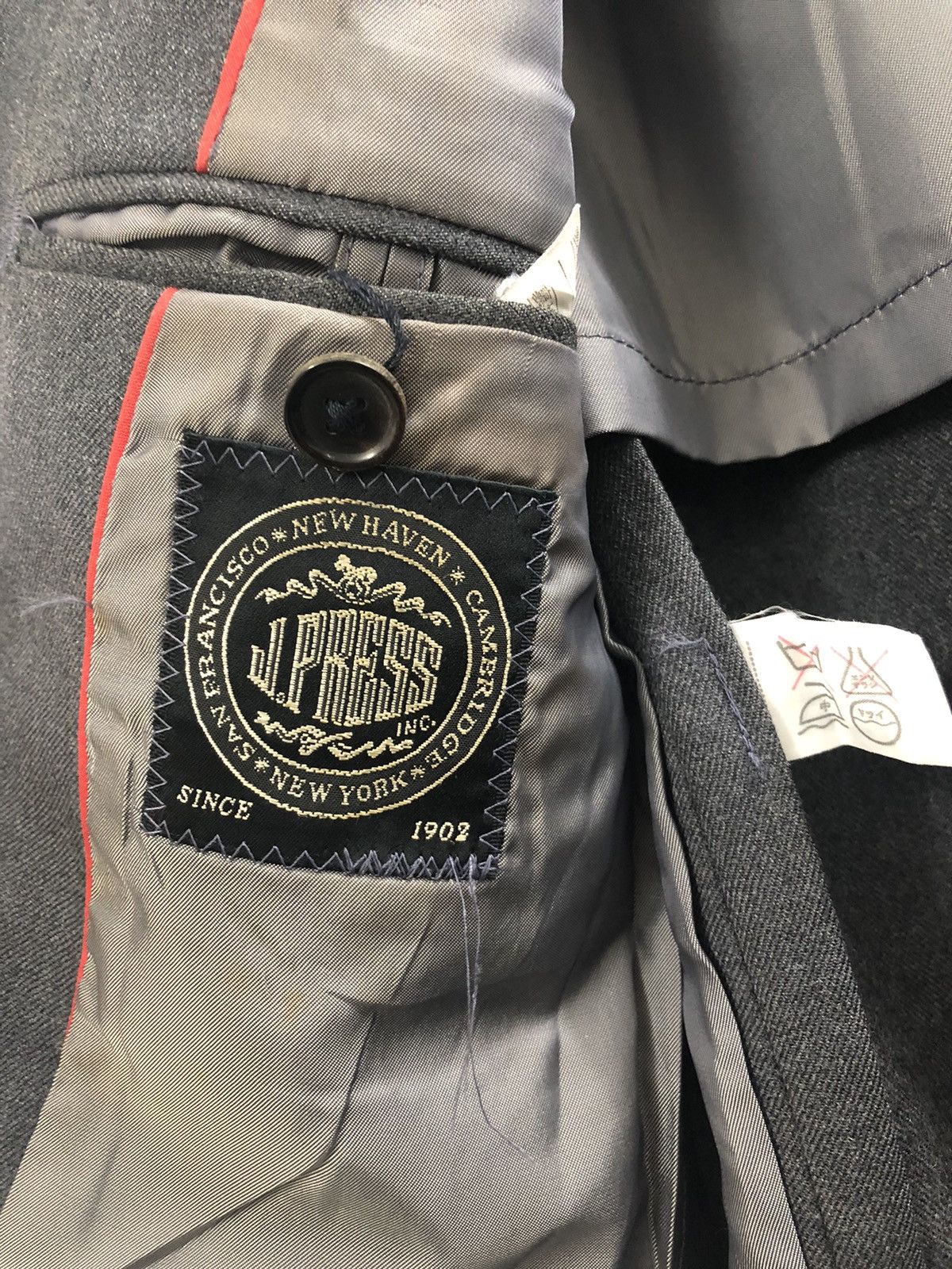J. Press × Japanese Brand × Vintage Vintage J. Press Blazer Coat Jacket Size 38S - 9 Thumbnail
