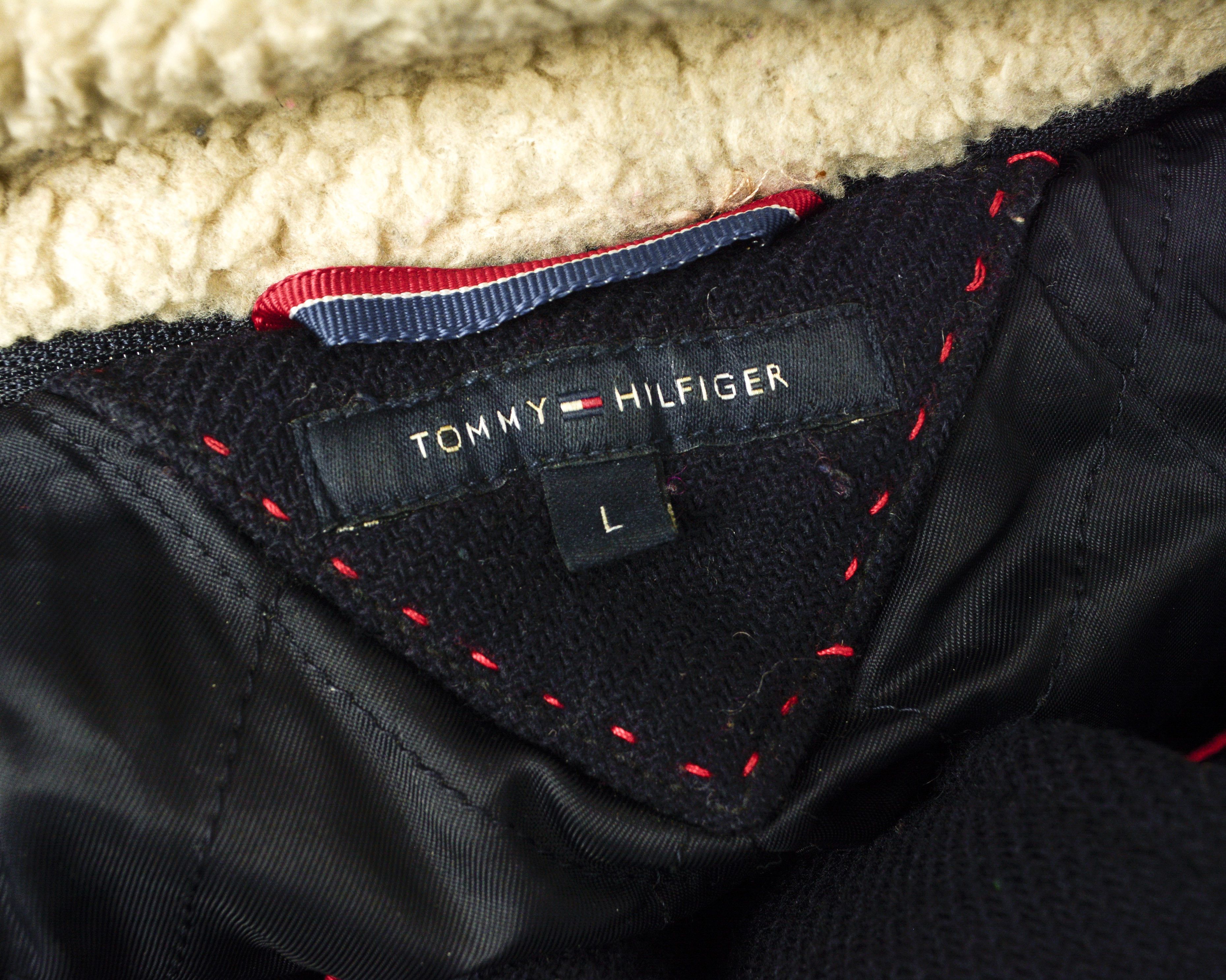 Tommy Hilfiger Women L Coat Jacket EU 44 Winter Wool Mac US 12 Faux Fur Size L / US 10 / IT 46 - 5 Thumbnail