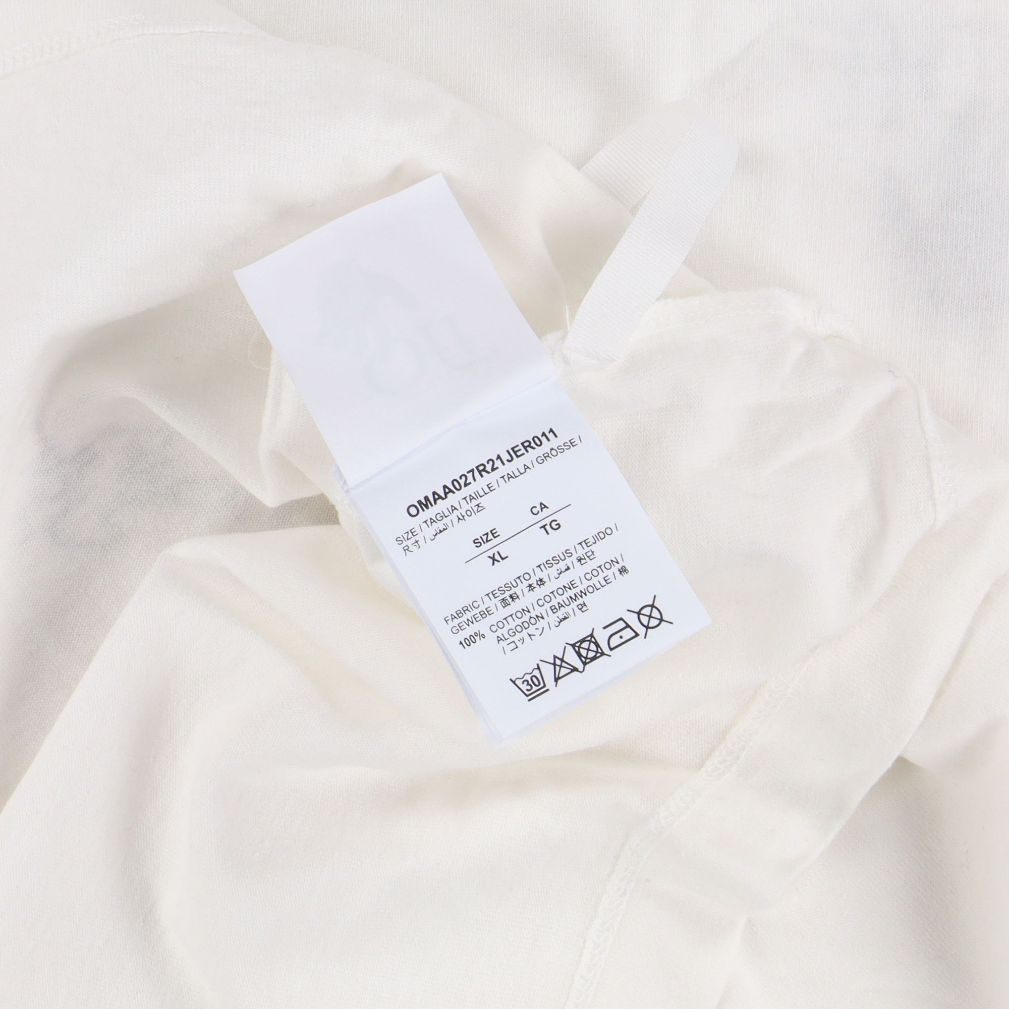 Off-White White Pascal Hand Gun Logo T-shirt Size US XL / EU 56 / 4 - 8 Thumbnail