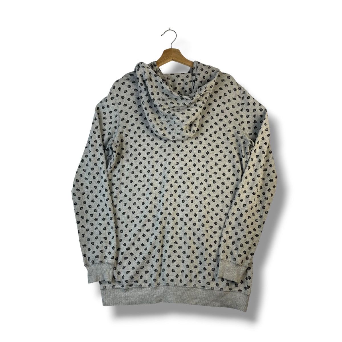Issey Miyake 🇯🇵 NE-NET ISSEY MIYAKE FULL PRINT ZIPPER HOODIE SWEATER was Size L / US 10 / IT 46 - 7 Thumbnail