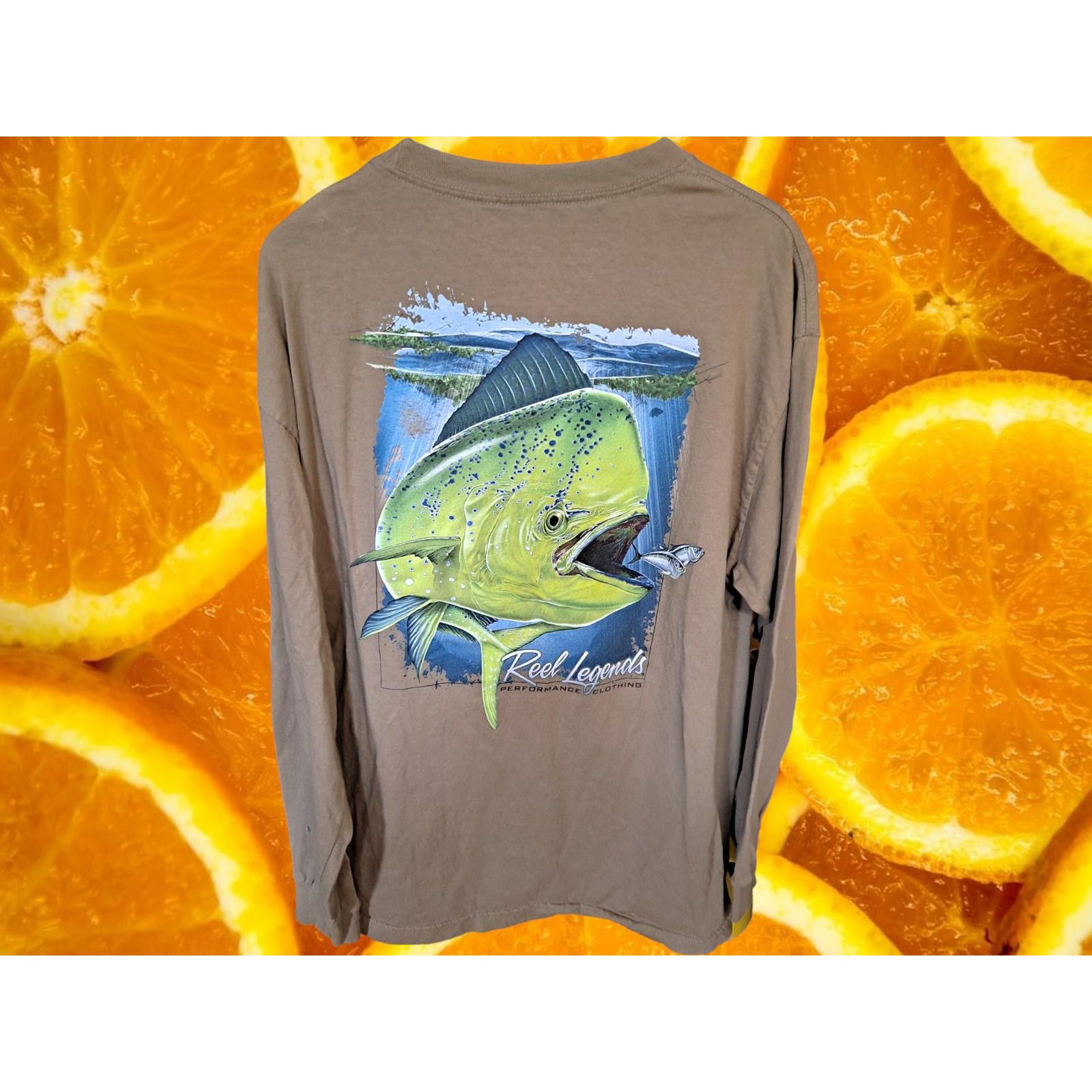 Reel Legends Reel Legends Long SLeeve Fish Shirt Size XL Size US XL / EU 56 / 4 - 4 Thumbnail
