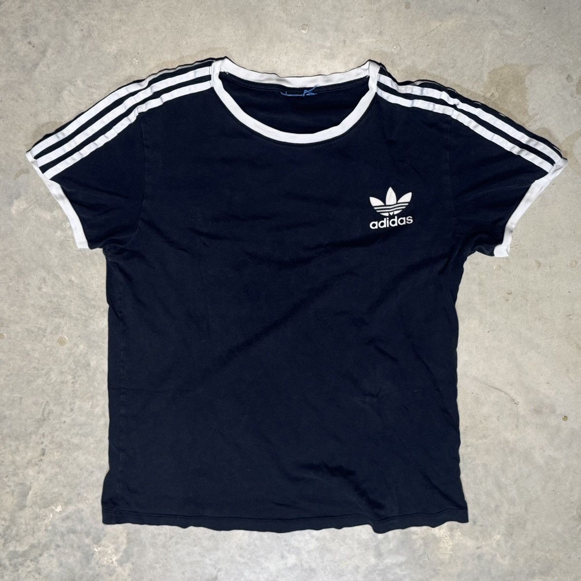 Adidas Rare Vintage ADIDAS OG Stripe Tee Size US M / EU 48-50 / 2 - 1 Thumbnail