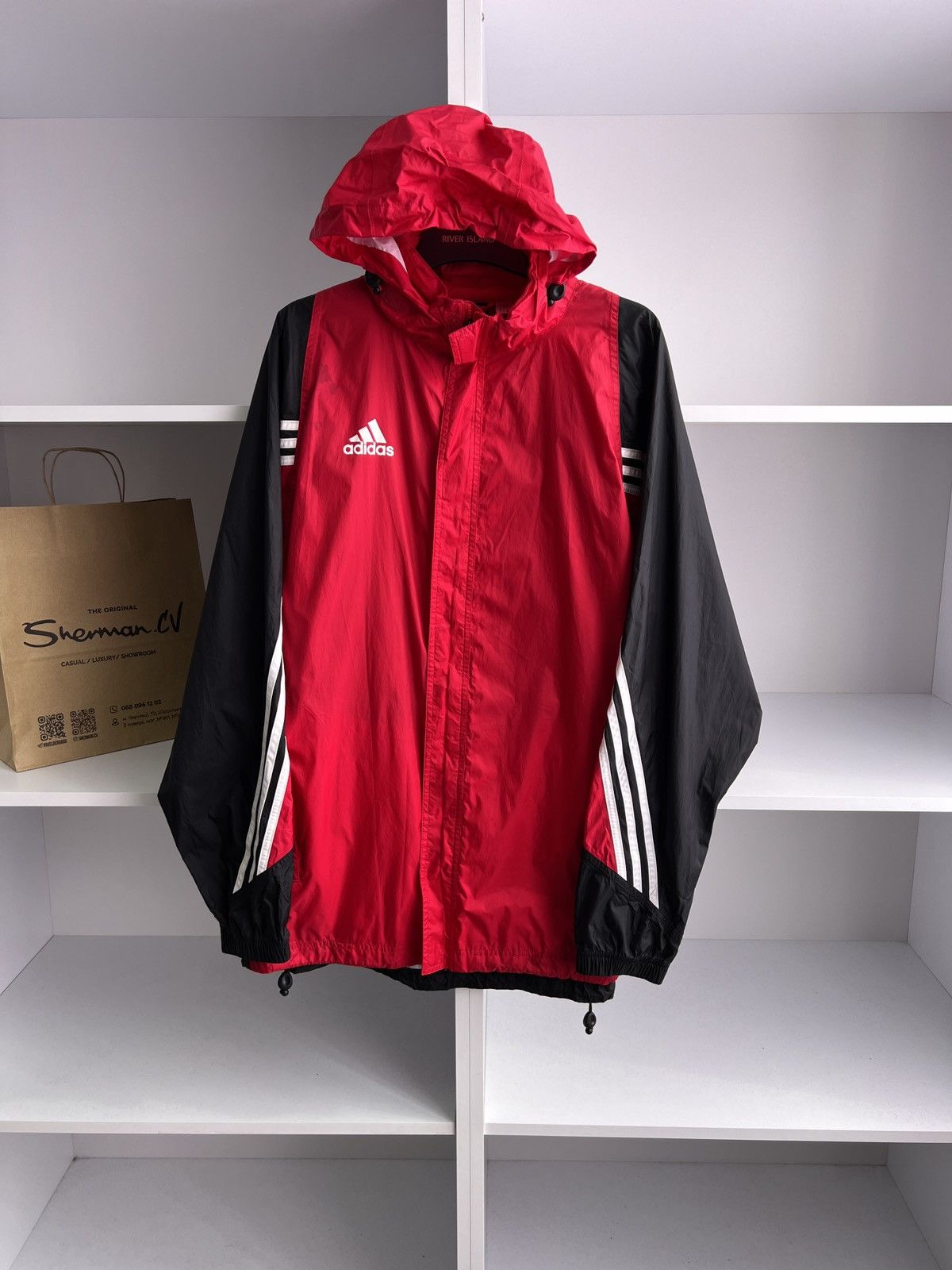 Adidas × Vintage Vintage Adidas Streetwear 90s Style Jacket Size US XL / EU 56 / 4 - 2 Thumbnail