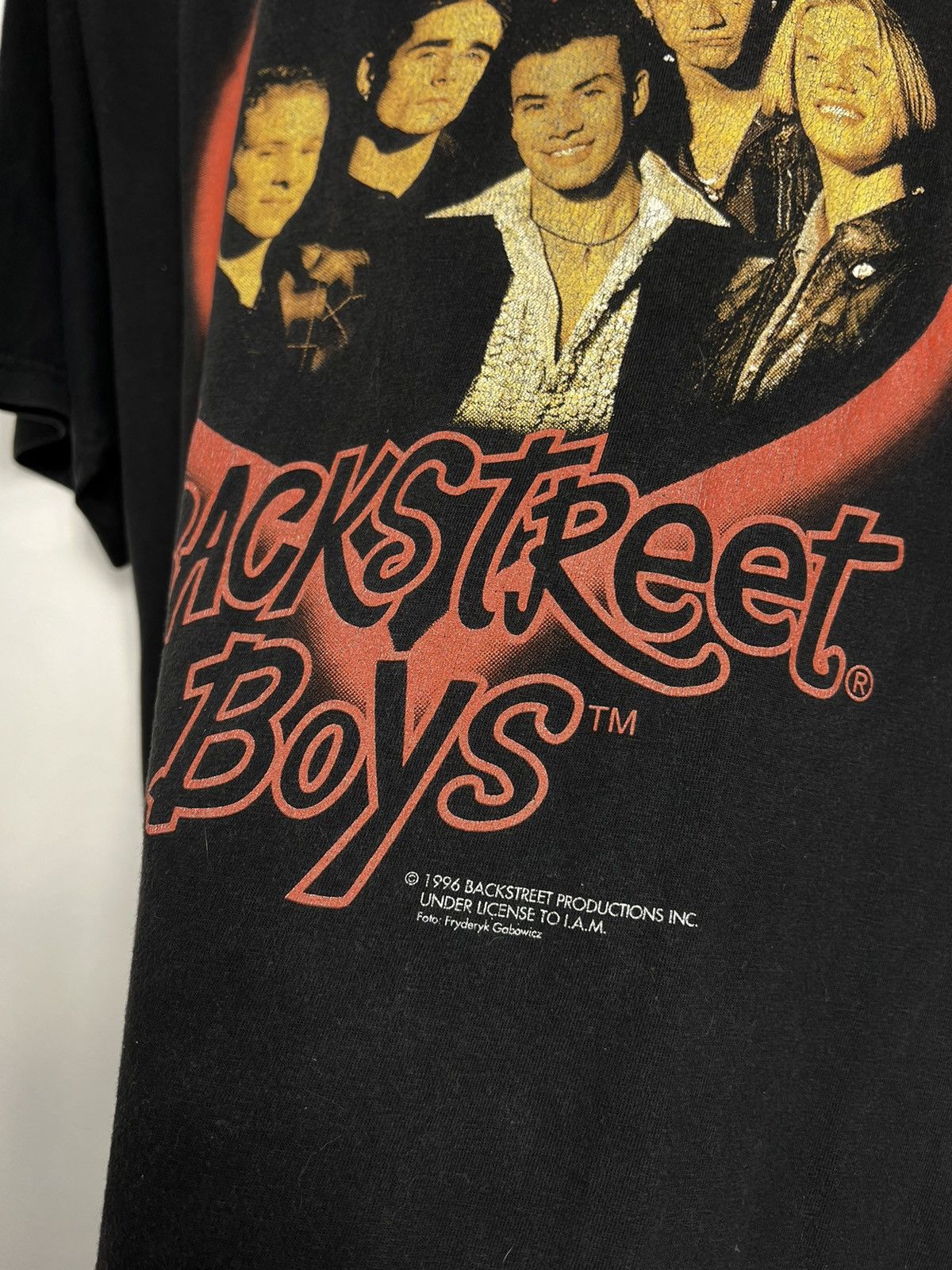 Band Tees Vintage 1996 Backstreet Boys Licensed Band T-shirt Tee Size US L / EU 52-54 / 3 - 5 Thumbnail