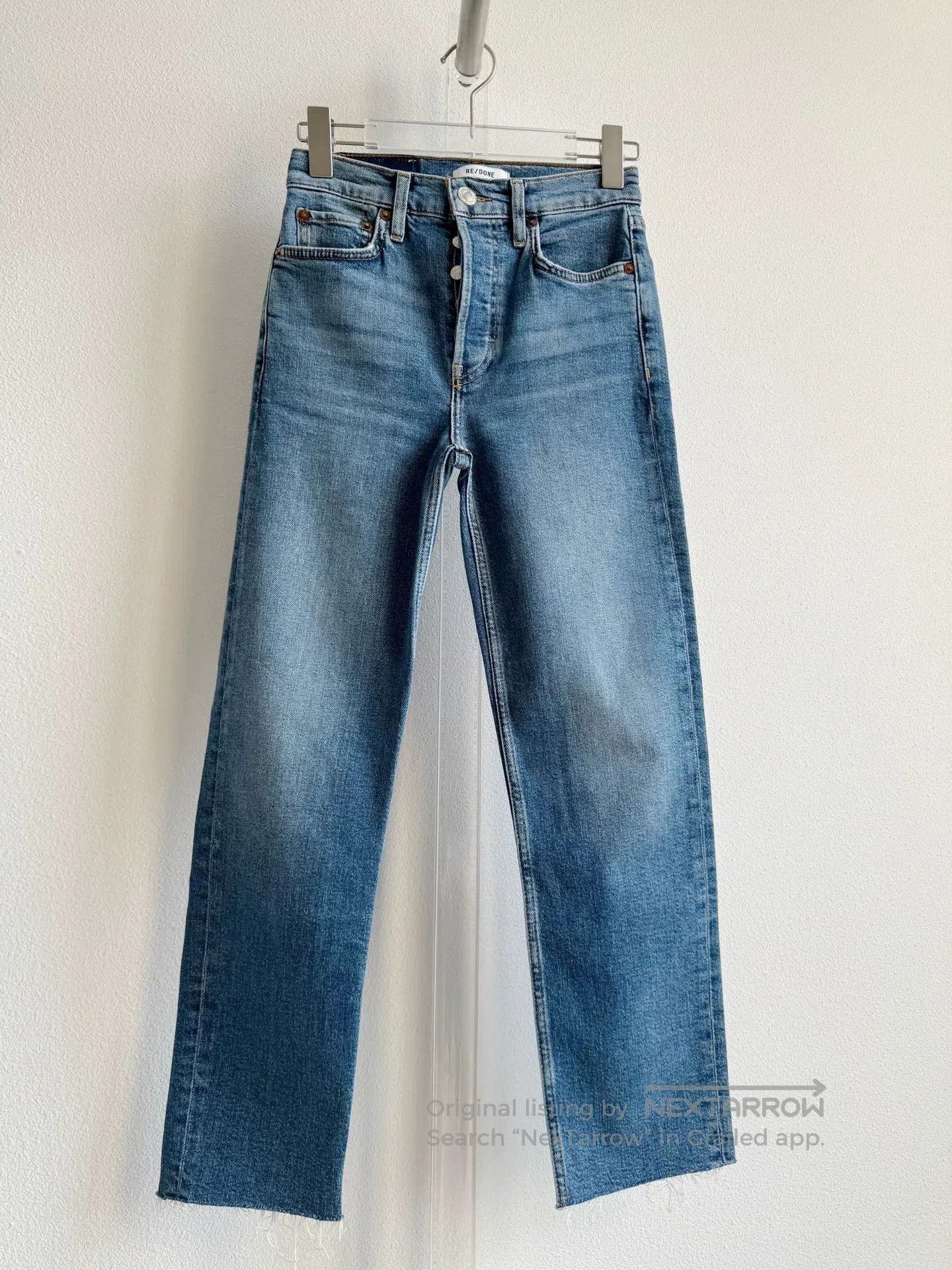 RE/DONE RE/DONE Straight Slim Denim Pants. Size 24" / US 00 / IT 34 - 1 Thumbnail