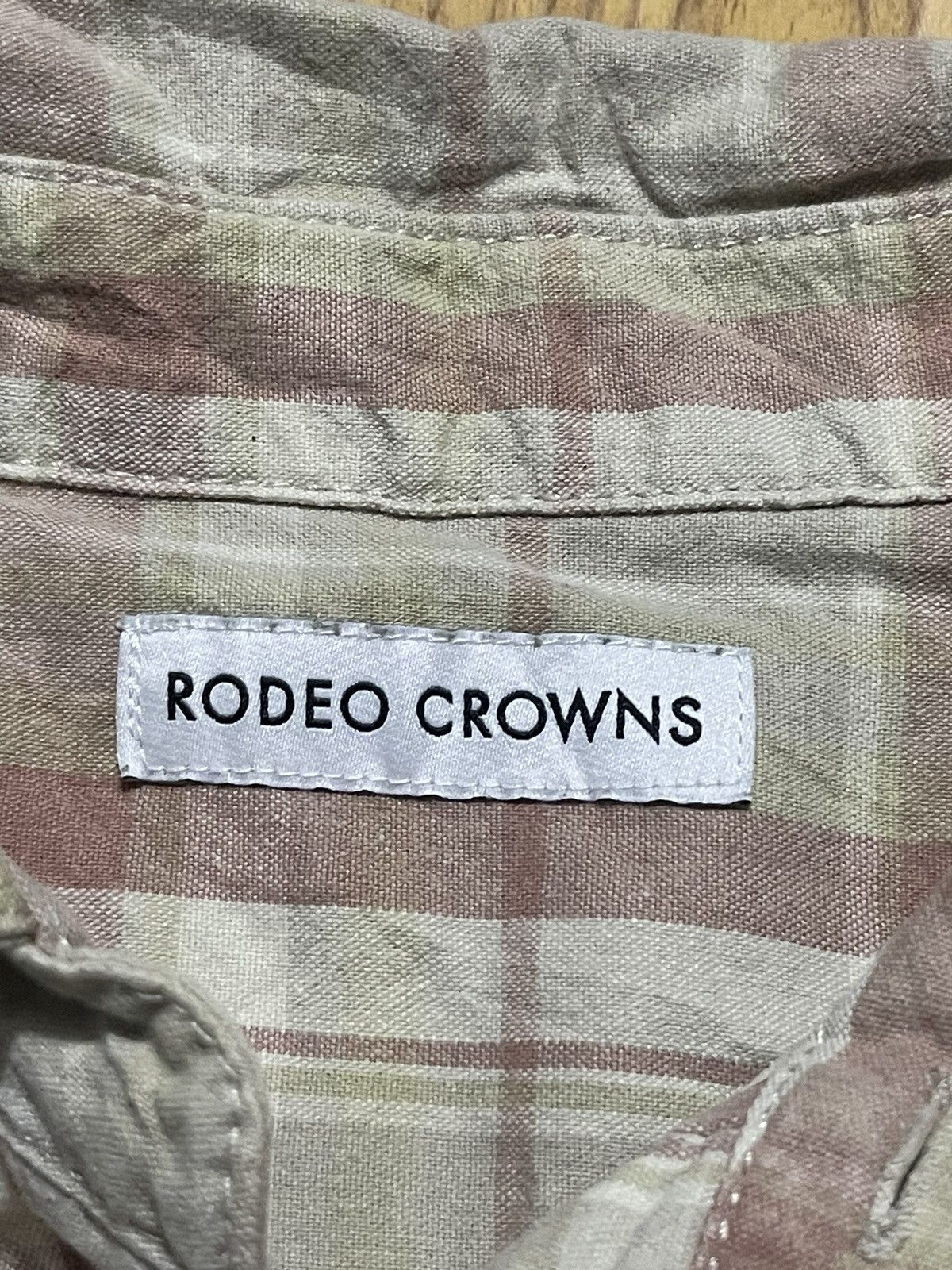 If Six Was Nine Y2K RODEO CROWNS long sleeve checkered shirt Size US L / EU 52-54 / 3 - 5 Thumbnail