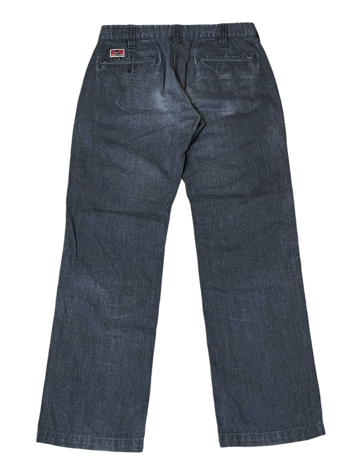 Toyo Enterprises VINTAGE CAT’S PAW WORK CLOTHING CHINO PANTS Size US 32 / EU 48 - 2 Thumbnail