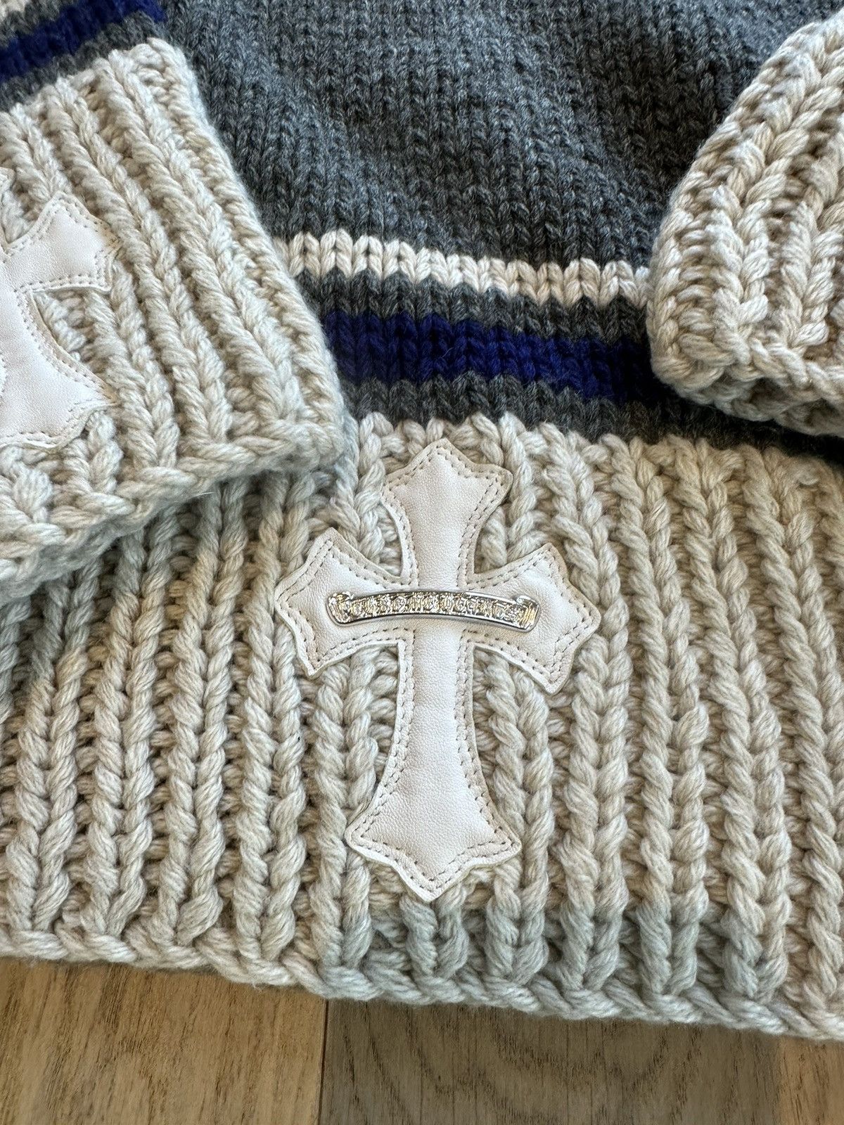 Chrome Hearts Chrome Hearts COZY Cashmere Cross Patch Sweater M L XL XXL Size US XL / EU 56 / 4 - 8 Thumbnail