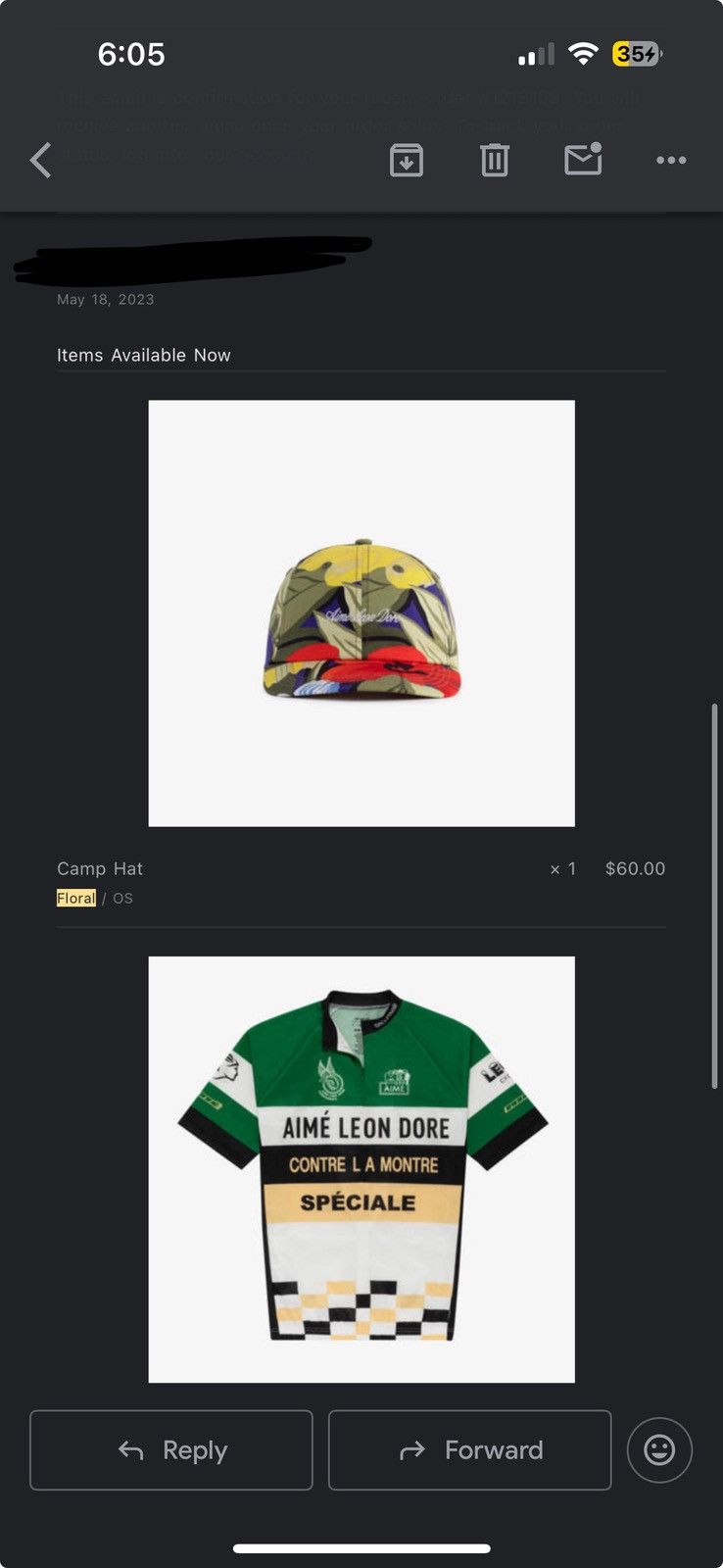 Aime Leon Dore Aime Leon Dore Floral Camp Hat Size ONE SIZE - 4 Thumbnail