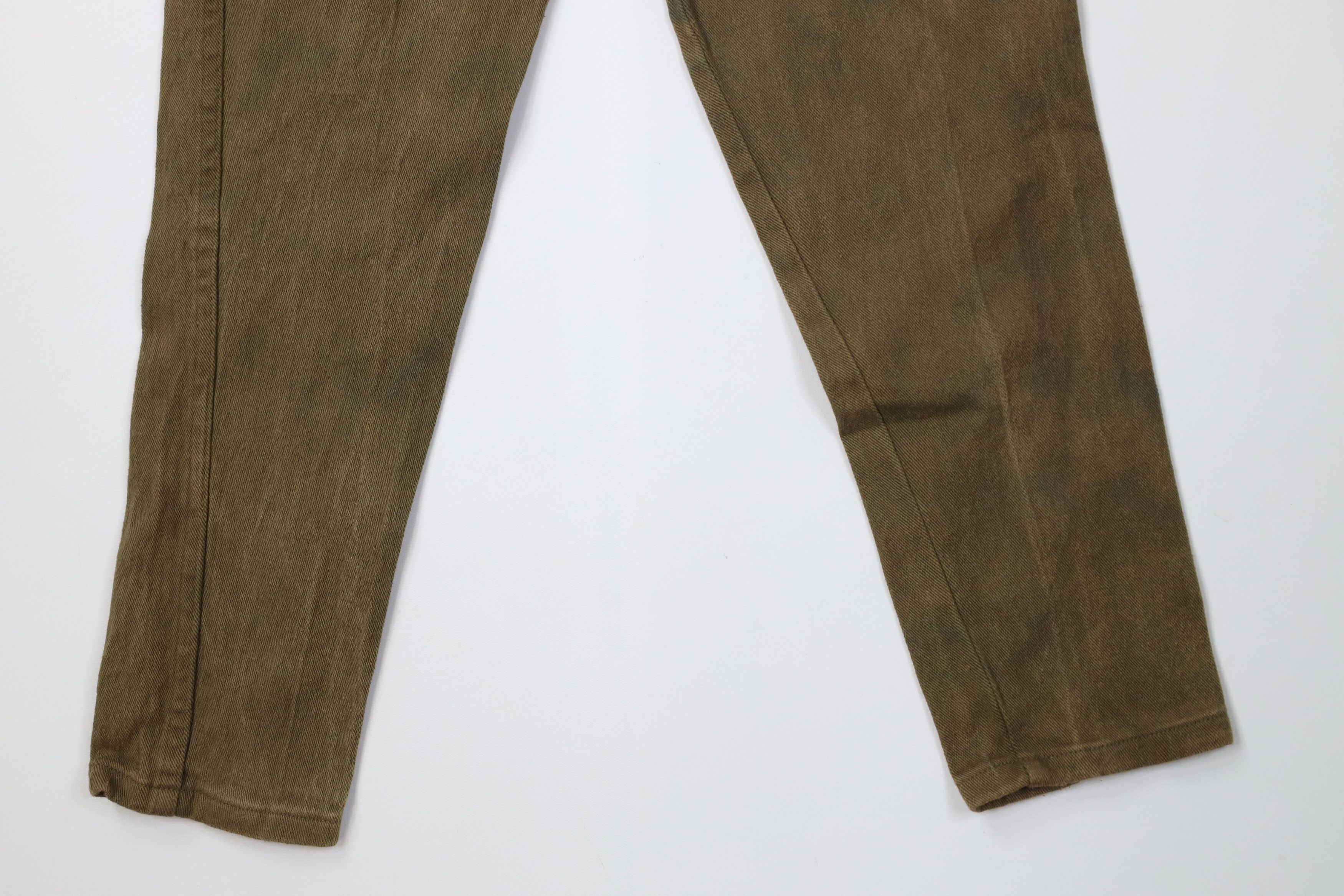 Vintage Vintage 90s Streetwear Skinny Leg Denim Jeans Green USA Size 26" / US 2 / IT 38 - 11 Thumbnail