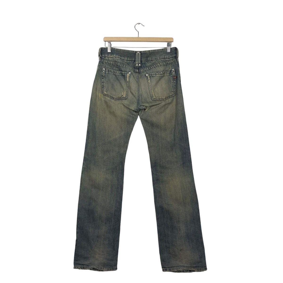 Diesel 🔥DISTRESSED RUSTY DESIGN DIESEL DENIM JEANS PATCHWORK Size US 32 / EU 48 - 10 Thumbnail
