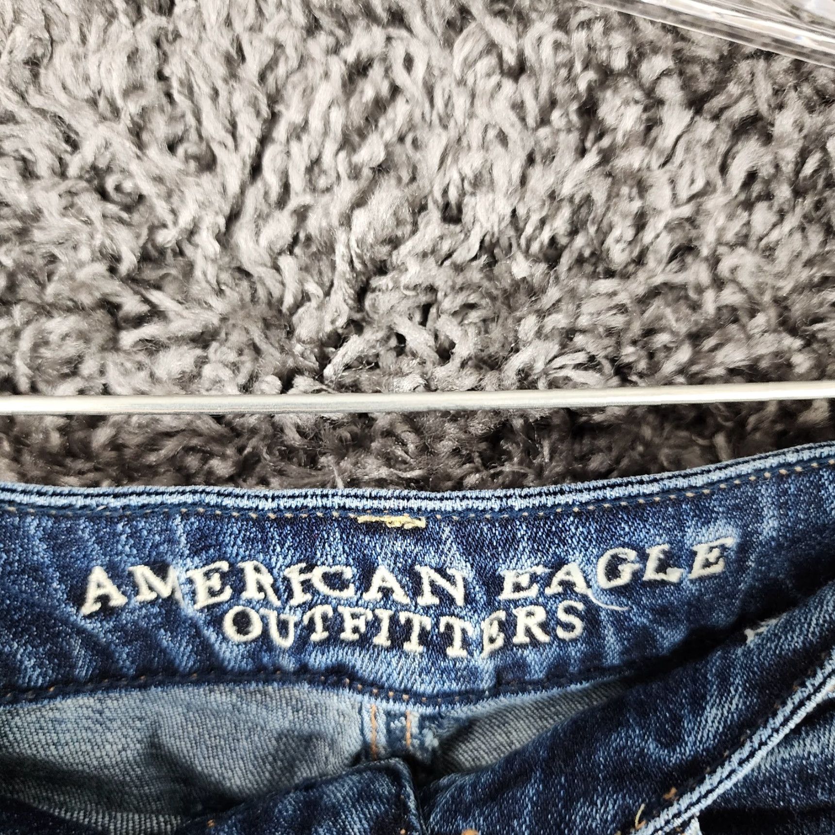 American Eagle Outfitters American Eagle Jeans Womens Stretch Skinny Blue Size 4 Size 27" / US 4 / IT 40 - 3 Thumbnail