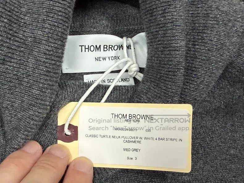 Thom Browne Thom Browne Crewneck Cardigan Sweater Size US L / EU 52-54 / 3 - 4 Thumbnail