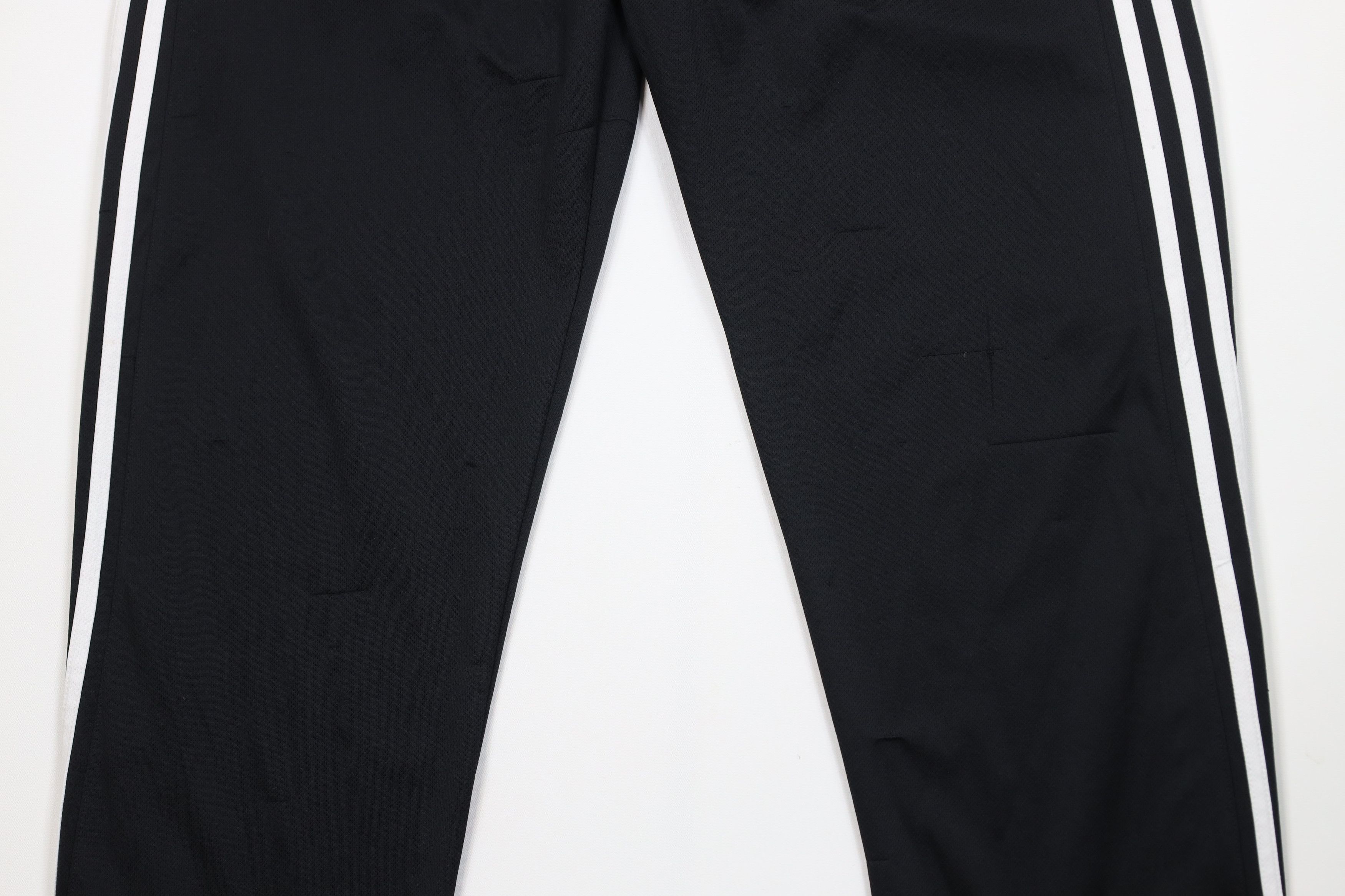 Adidas Vintage Y2K Adidas Spell Out Striped Knit Sweatpants Black Size US 38 / EU 54 - 3 Thumbnail