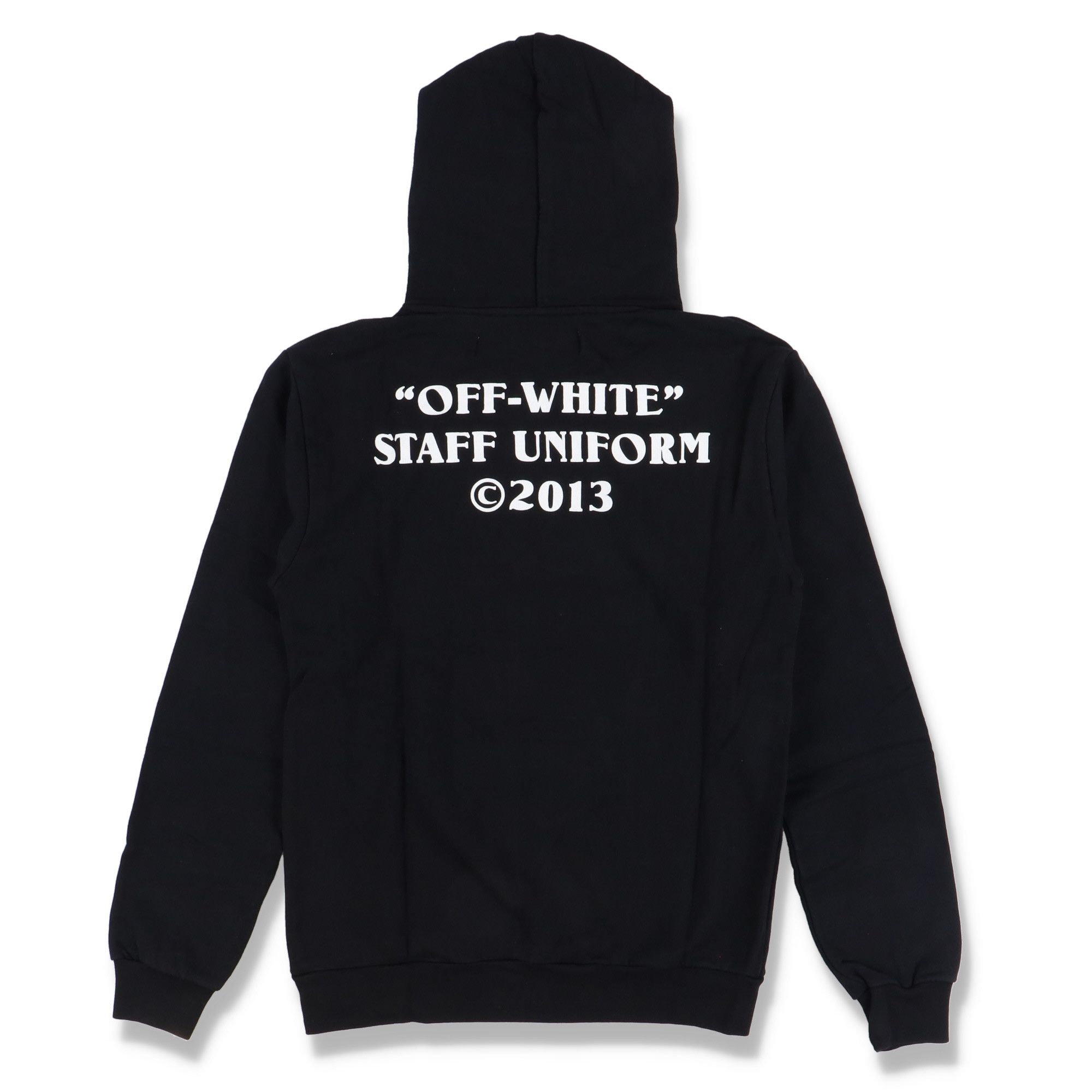 Off-White Black Staff Uniform Hoodie Size US M / EU 48-50 / 2 - 2 Thumbnail