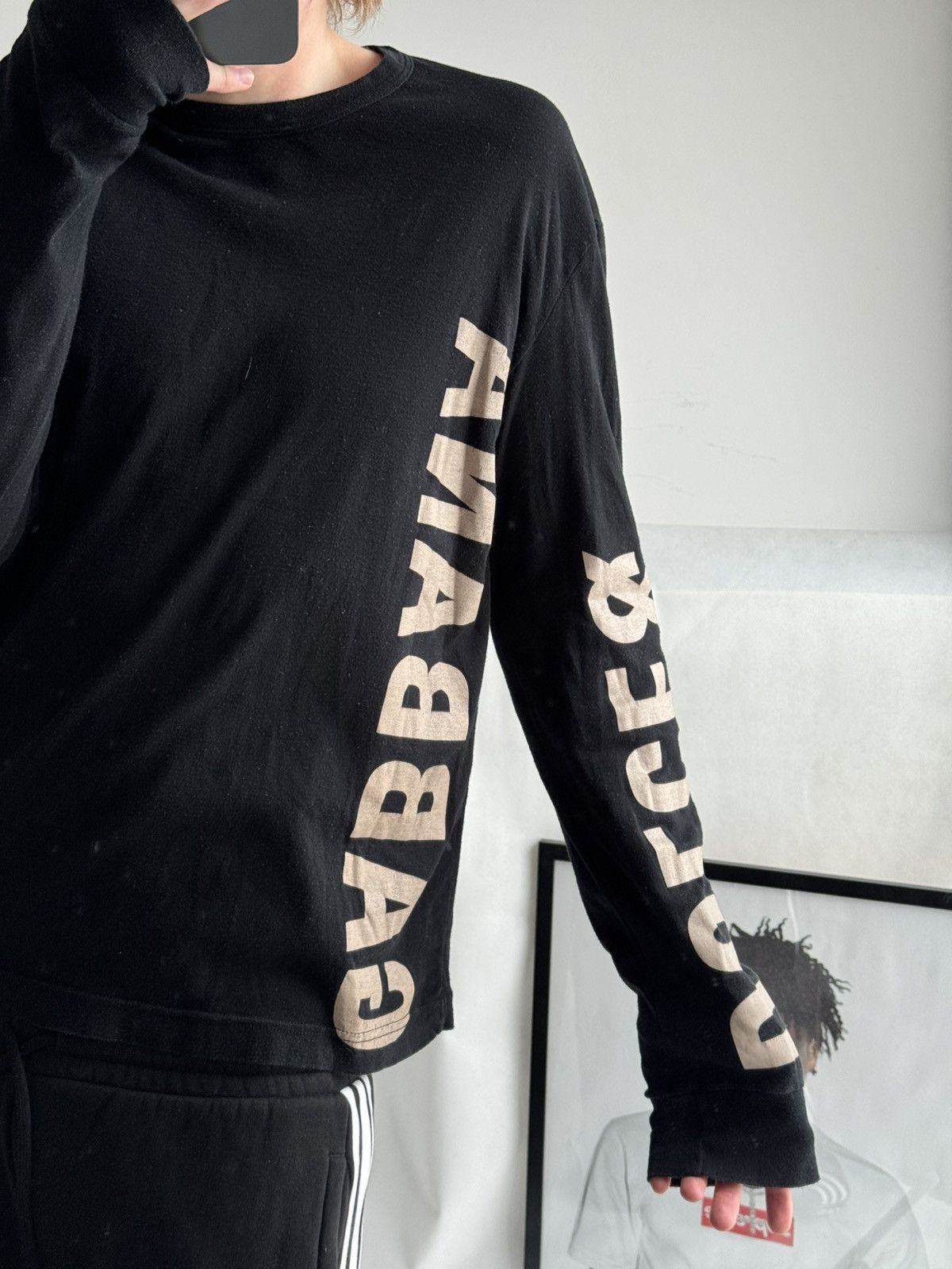 Dolce & Gabbana Vintage v2k Dolce&Gabbana Longsleeve big logo size M Size US L / EU 52-54 / 3 - 4 Thumbnail