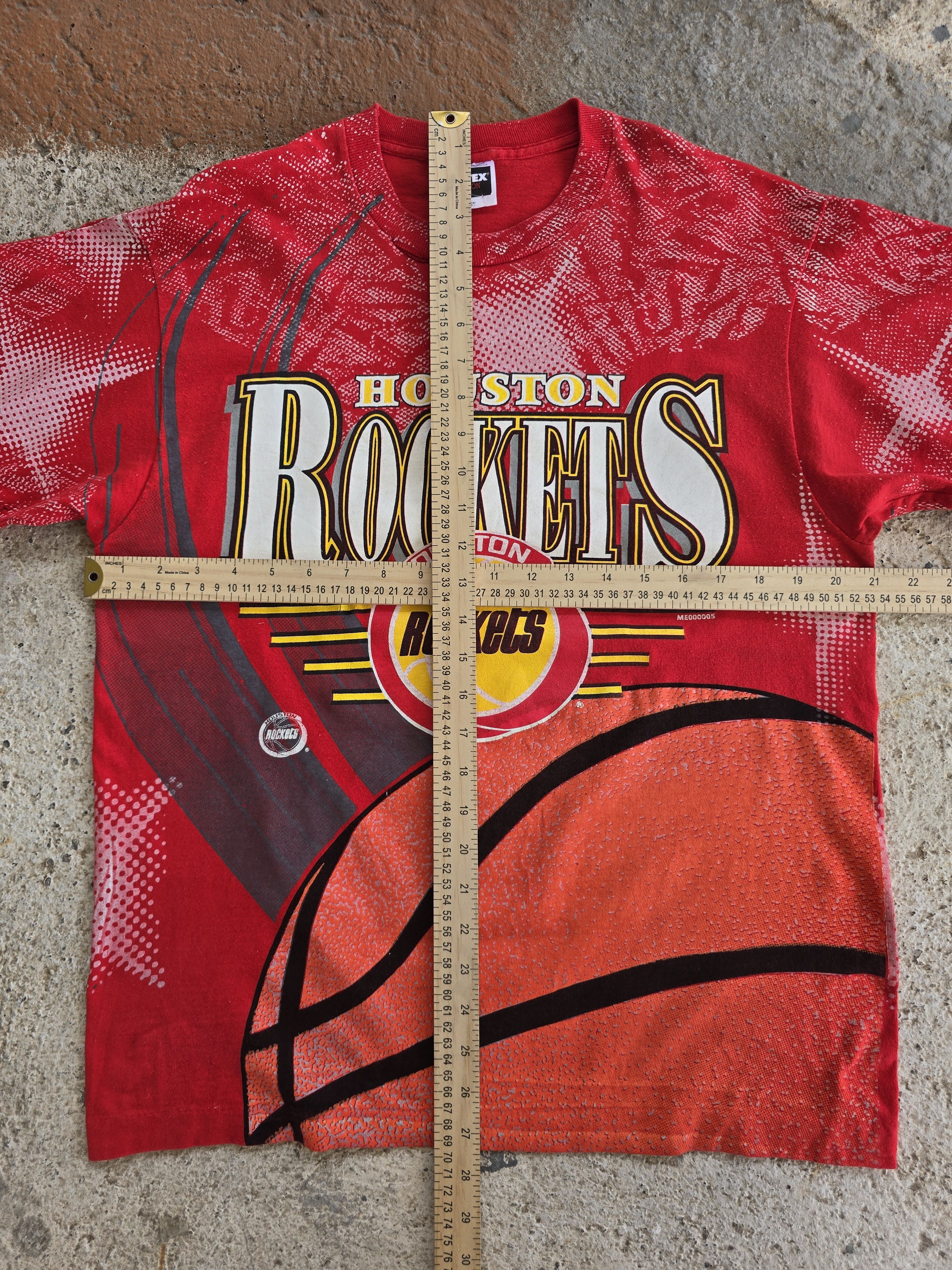 NBA Vintage 1994 Houston rockets AOP t-shirt Size US L / EU 52-54 / 3 - 2 Thumbnail