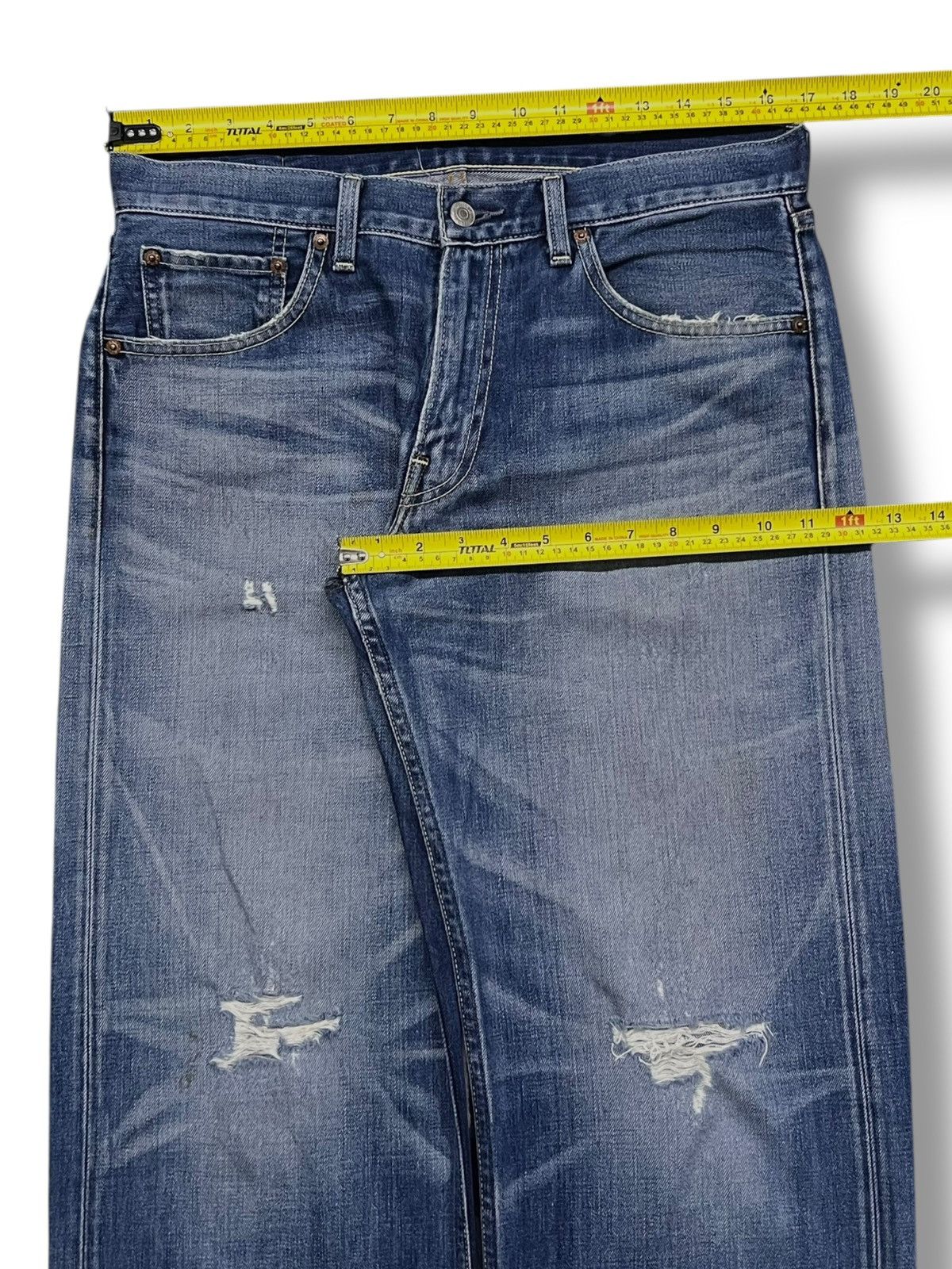 Levi's Baggy Vintage 06s Levi’s 503- Faded Wash, Distressed Denim Size US 33 - 18 Thumbnail