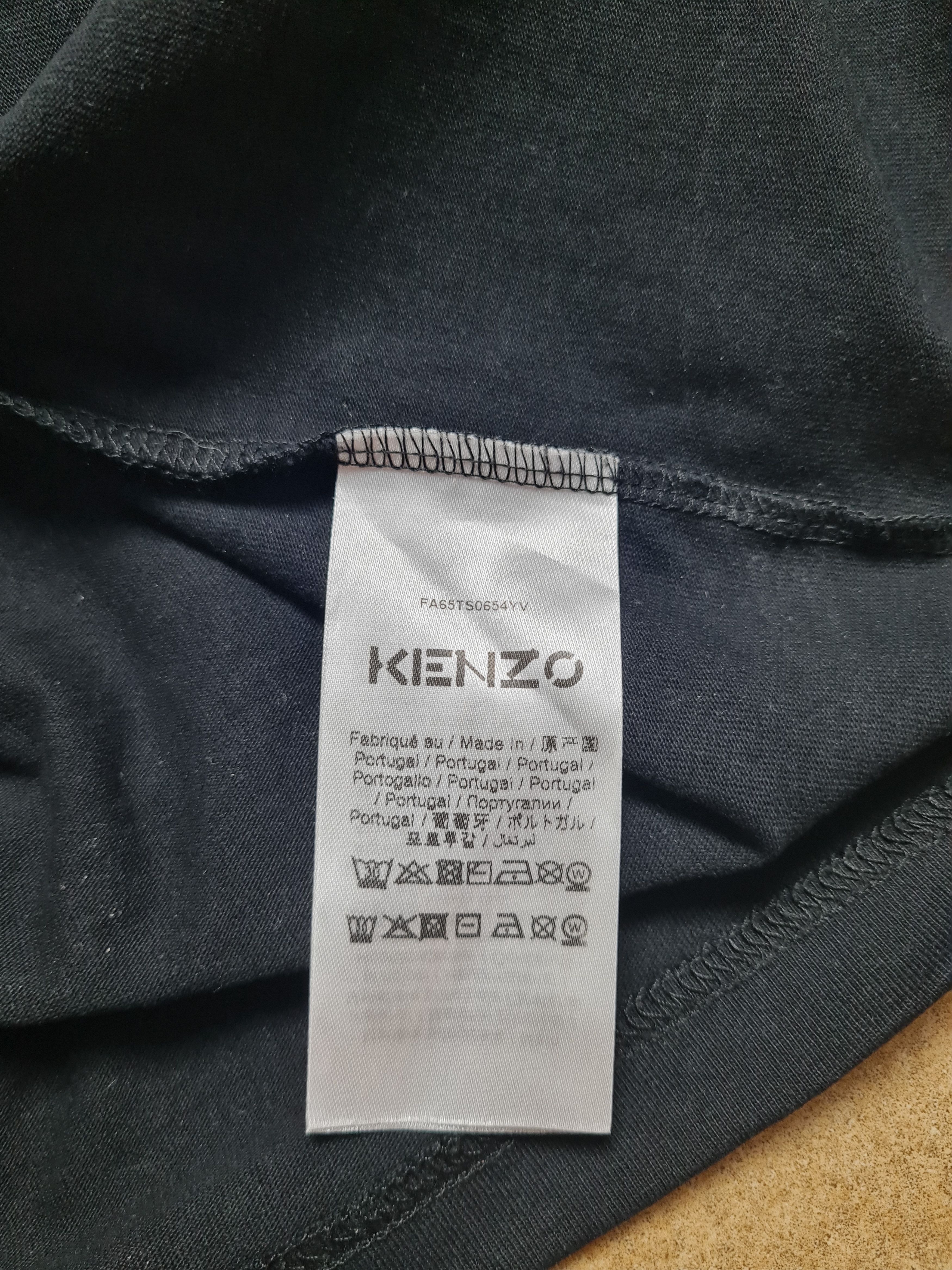 Kenzo KENZO Paris Men's Tiger Head Embroidered T-Shirt Black Size US L / EU 52-54 / 3 - 11 Thumbnail