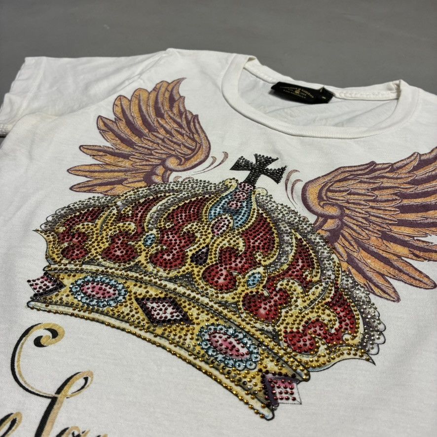 Christian Audigier Christian Audigier “God Save the Queen” Rhinestone Crown Tee Size S / US 4 / IT 40 - 5 Thumbnail