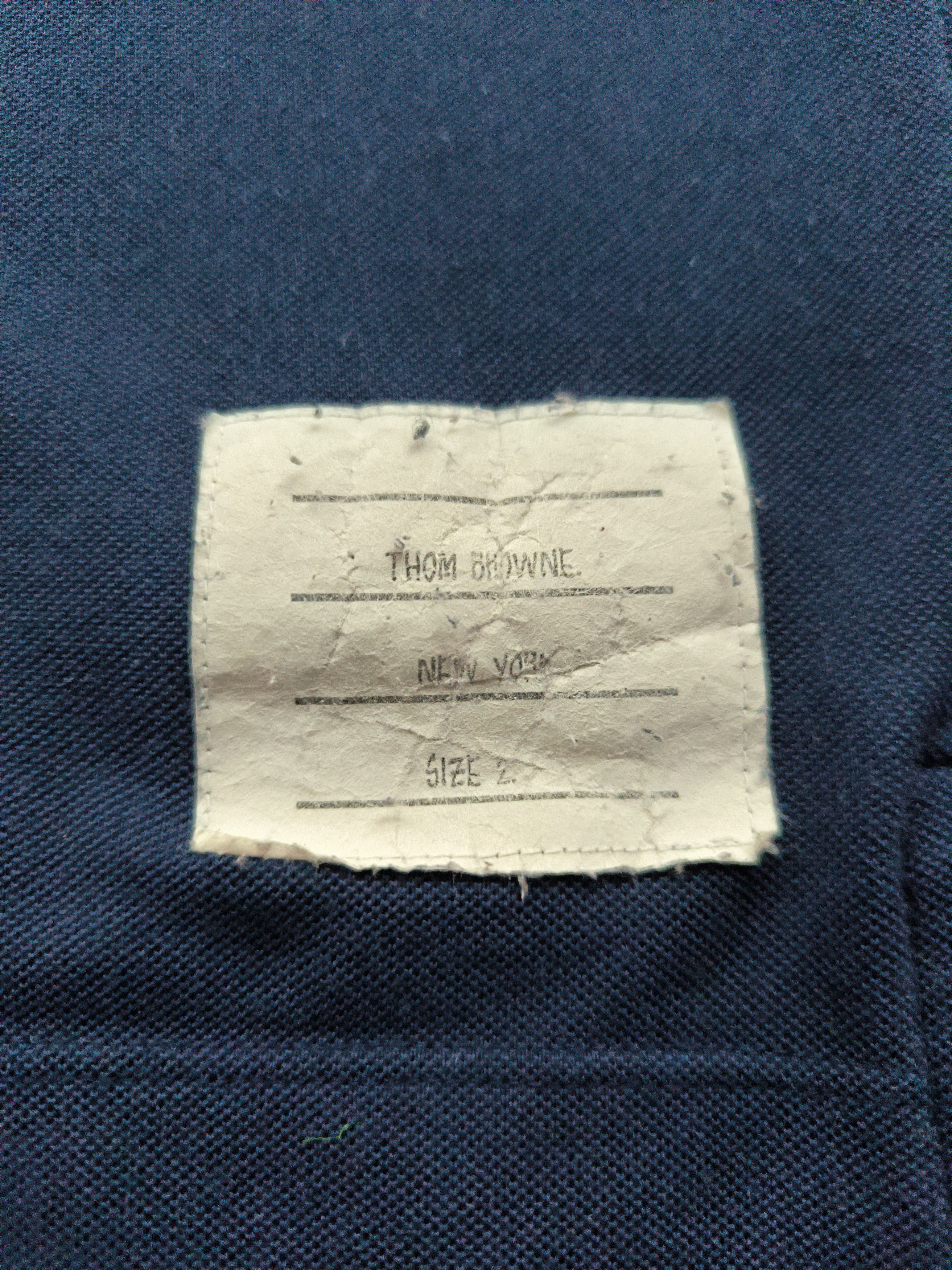 Thom Browne TB Navy Pocket Tee, size 2, good condition plus Size US M / EU 48-50 / 2 - 4 Thumbnail