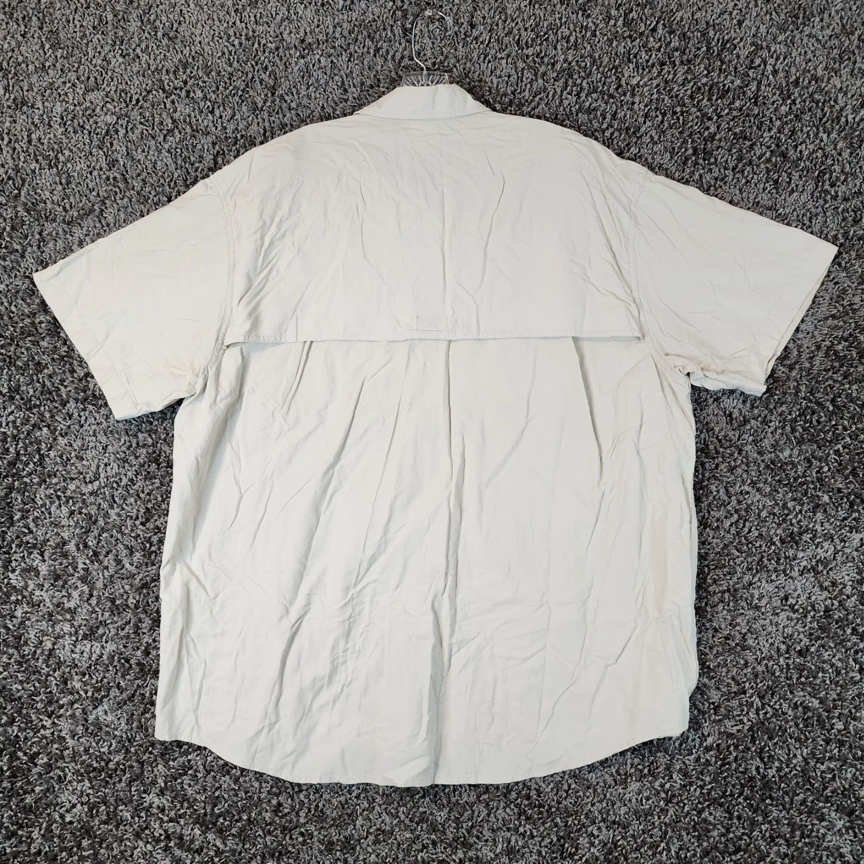 Vintage REI Shirt Mens Beige Short Sleeve Outdoor Vented Button-Up XL Mens Size US 36 / EU 52 - 7 Thumbnail