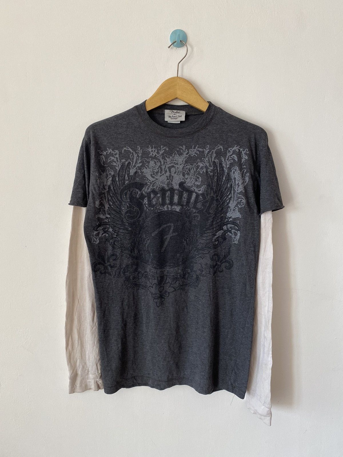 Band Tees Vintage 00s Fender Y2K Rare T-Shirt Size US L / EU 52-54 / 3 - 1 Thumbnail