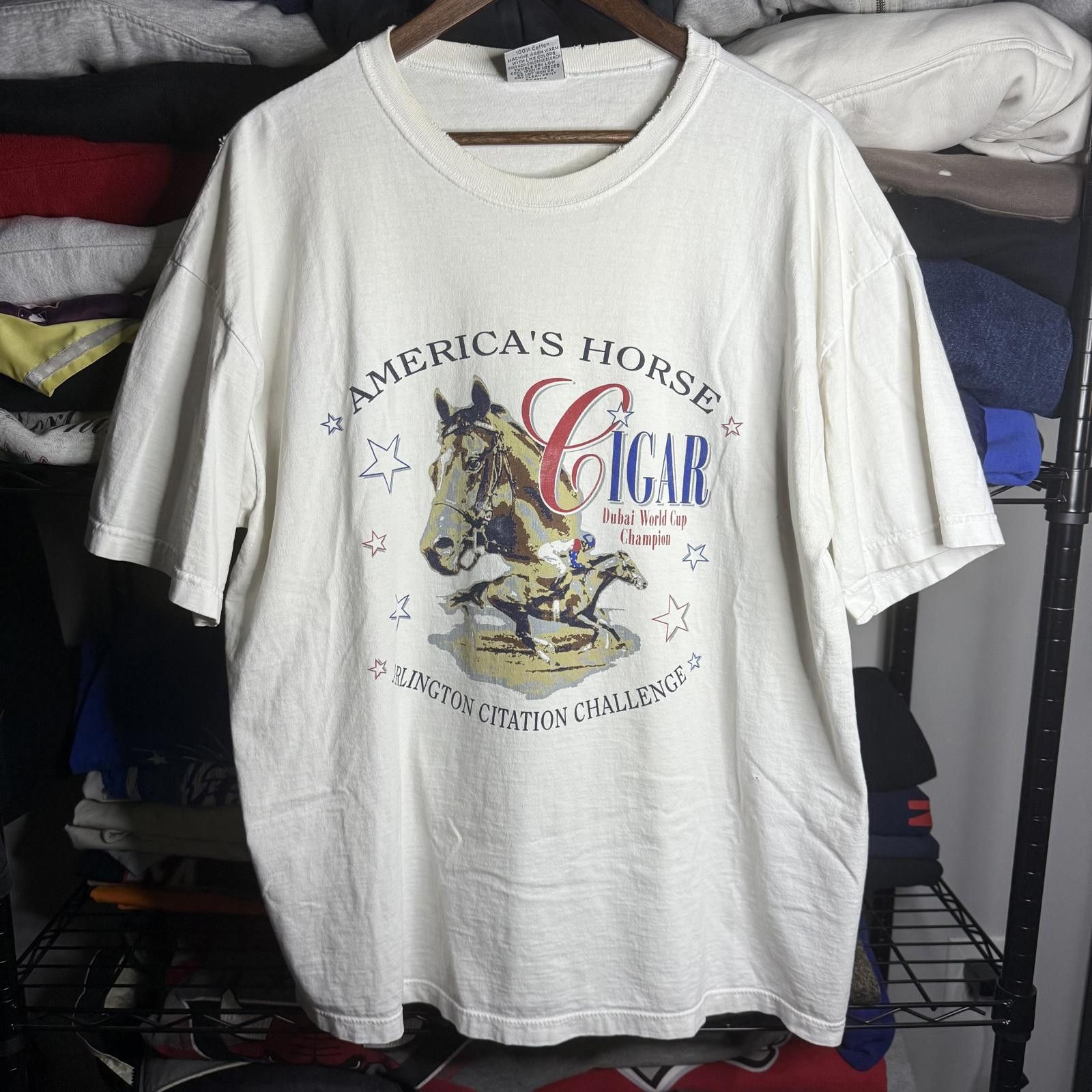 Other Vintage Cigar Dubai World Cup Champion T-Shirt Size US XL / EU 56 / 4 - 1 Thumbnail