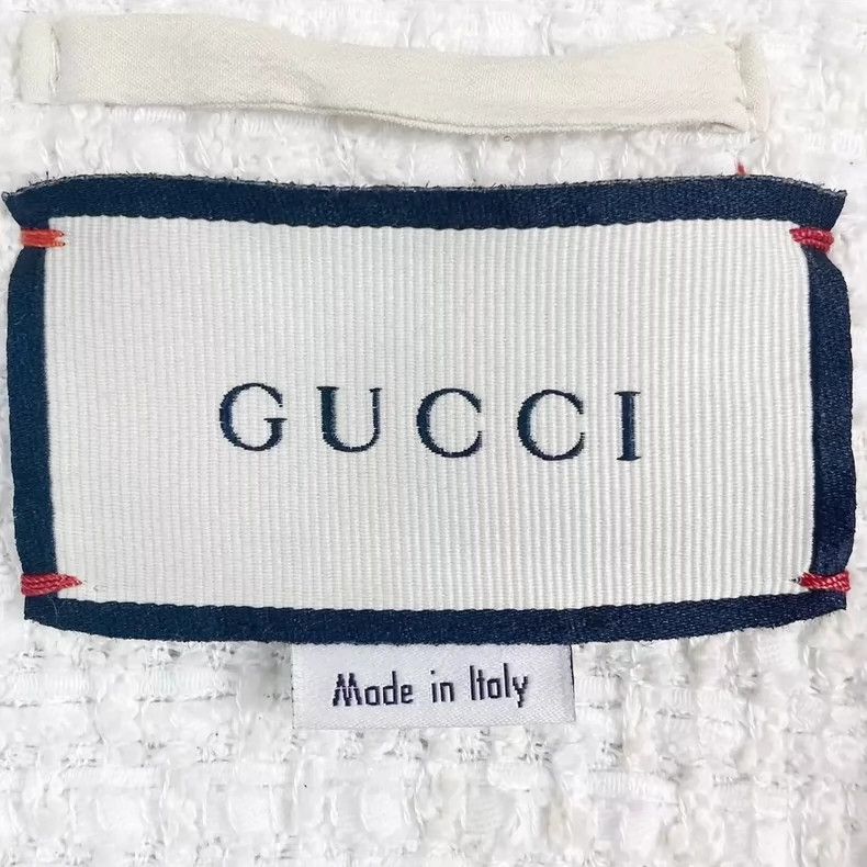 Gucci Gucci Diamond button red and blue striped cardigan sweater Size US XXS / EU 40 - 3 Thumbnail