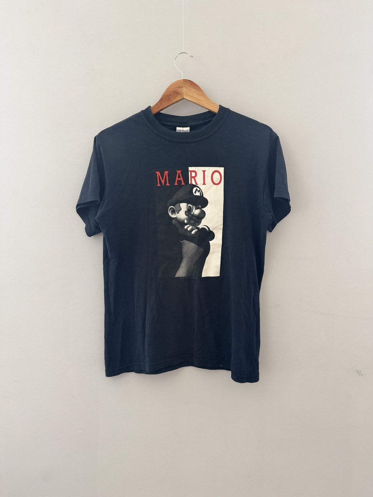 Nintendo Vtg 2007 Mario Scarface Size US S / EU 44-46 / 1 - 1 Thumbnail