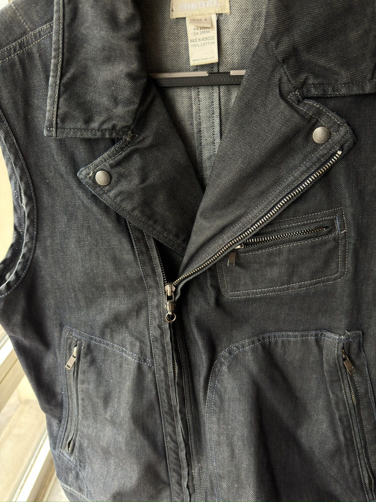 Diesel Diesel denim vest Size US L / EU 52-54 / 3 - 4 Thumbnail