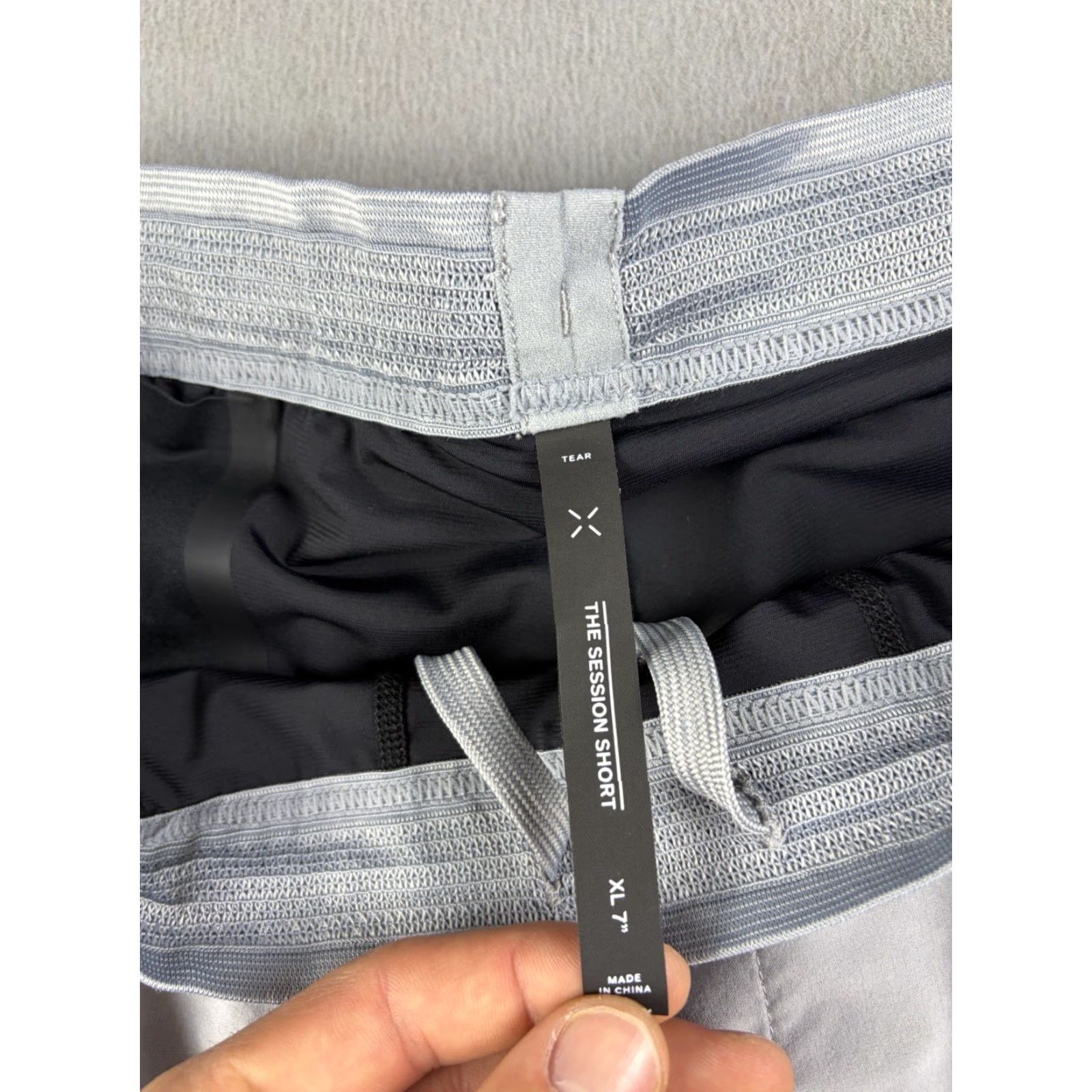 Ten Thousand Ten Thousand Session Shorts Men XL Gray 7" Inseam Athletic Camouflage Lined Adjustable Waist Breathing Comfort Easy Care Regular Men Size US 36 / EU 52 - 3 Thumbnail