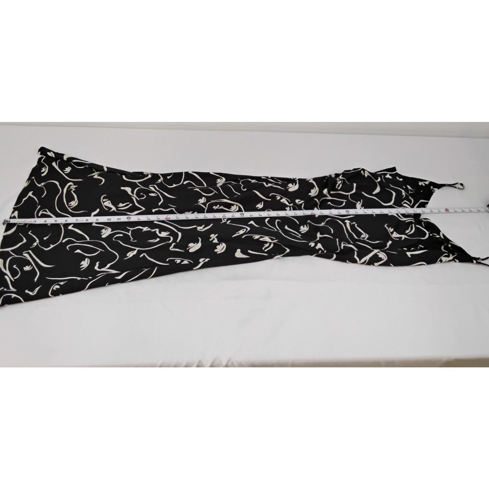 Other En Saison Slip Dress Women's S Black/White Abstract Face NWT Size S / US 4 / IT 40 - 14 Thumbnail