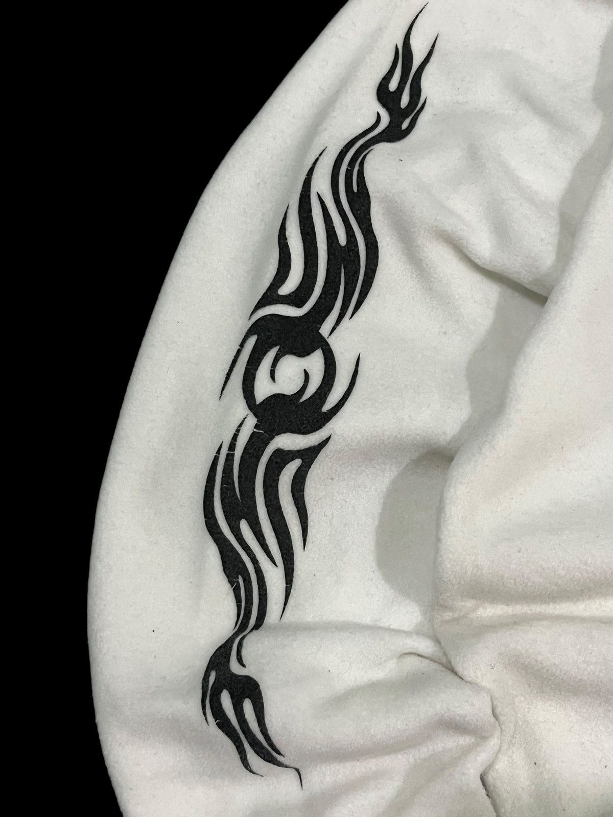 Hall Of Fame × Japanese Brand Vintage Japanese Brand Black Shadow Dragon Flames Sweatshirt Size US M / EU 48-50 / 2 - 5 Thumbnail