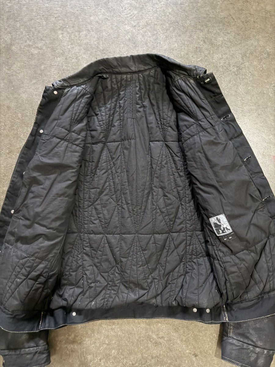 Rick Owens Drkshdw Rick Owens DRKSHDW AW15 SPHINX Wax Denim Padded Work Jacket Size US M / EU 48-50 / 2 - 4 Thumbnail