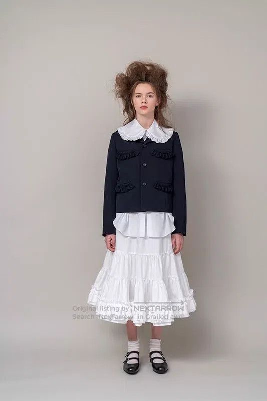 Comme des Garcons Comme des Garcons size S Skirt White Cake Skirt Size 23" - 1 Thumbnail