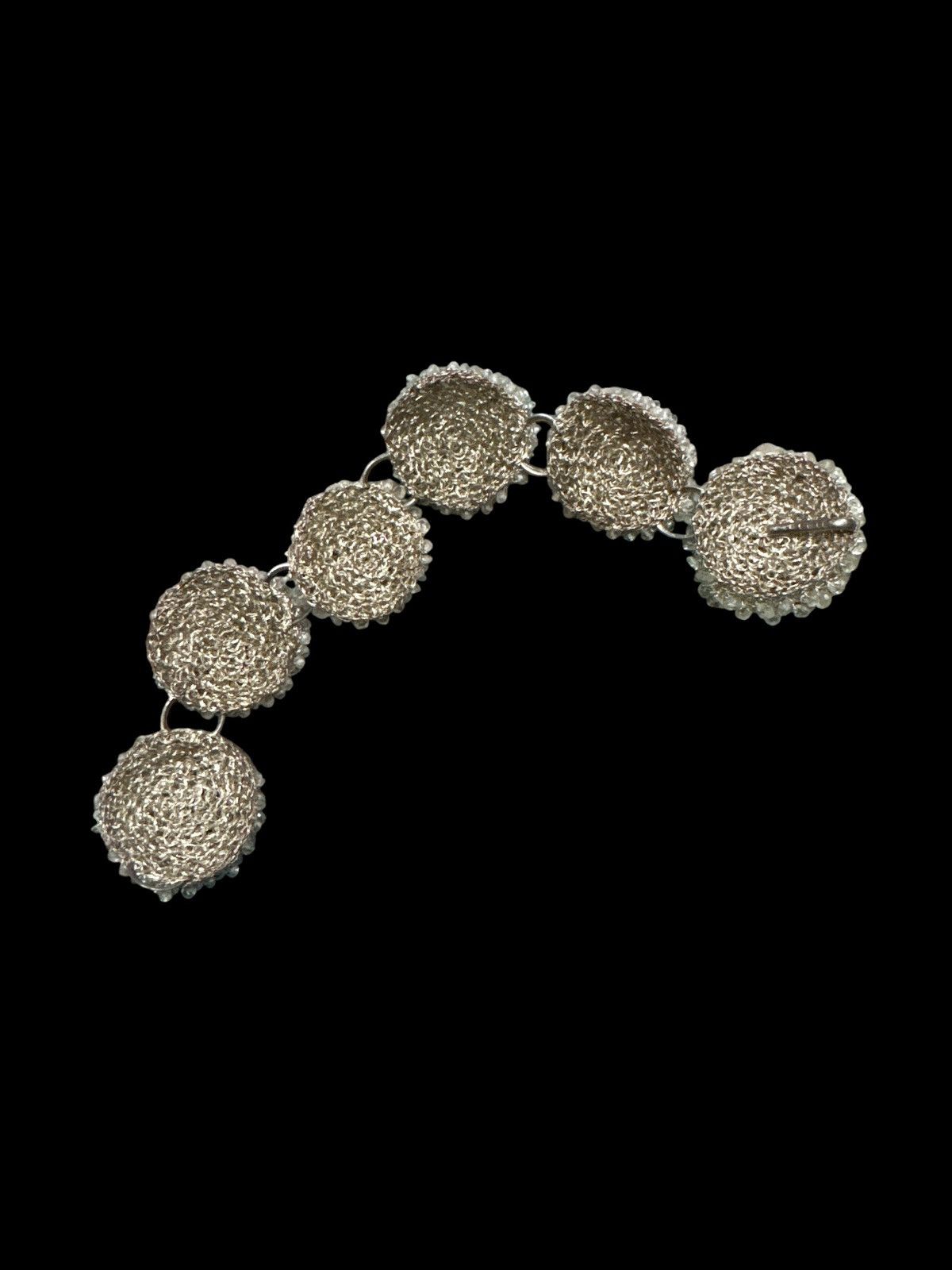 Jewelry ANTIQUE MID 20th CENTURY SHIMMERING GEMS BRACELET ENGLAND Size ONE SIZE - 2 Thumbnail