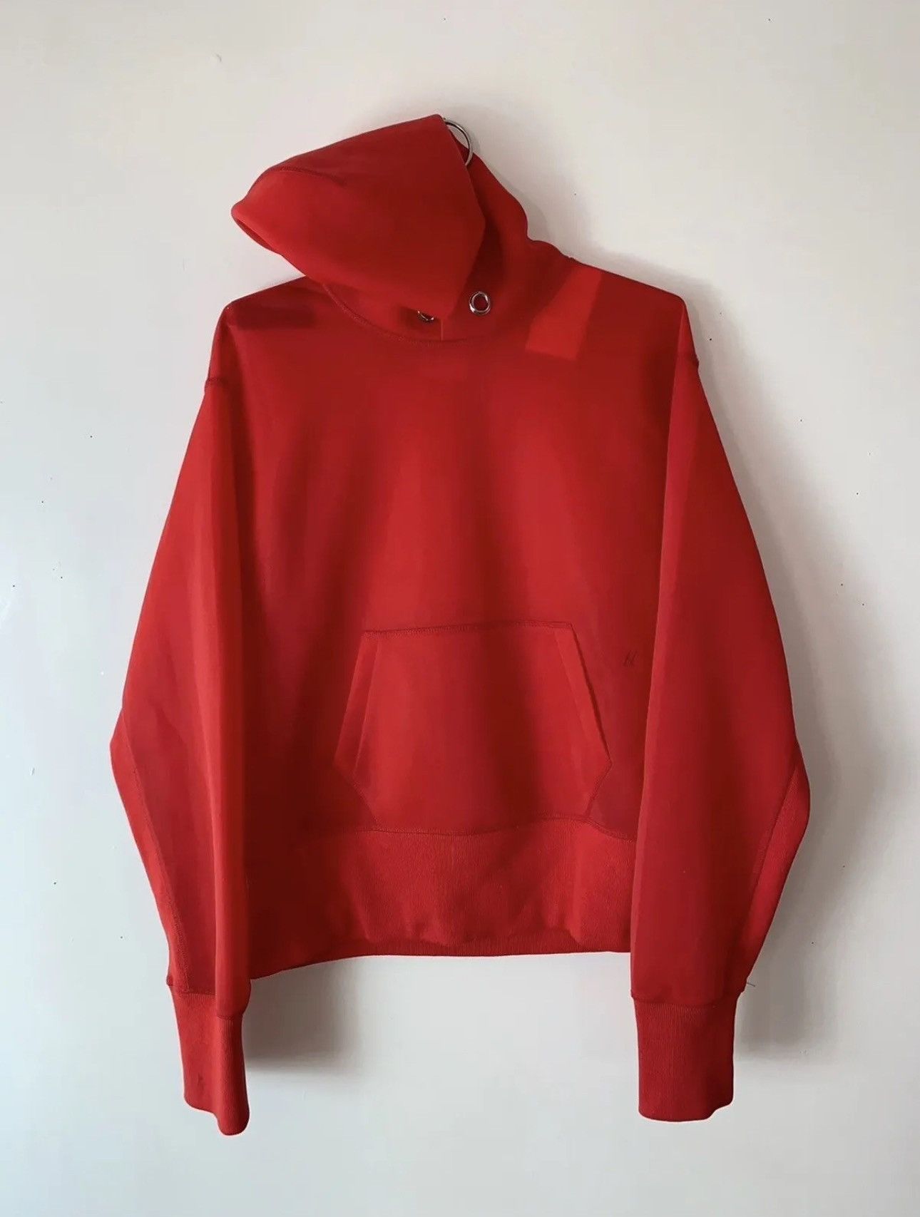 Helmut Lang Lava Red Standard Hoodie Size US M / EU 48-50 / 2 - 1 Thumbnail