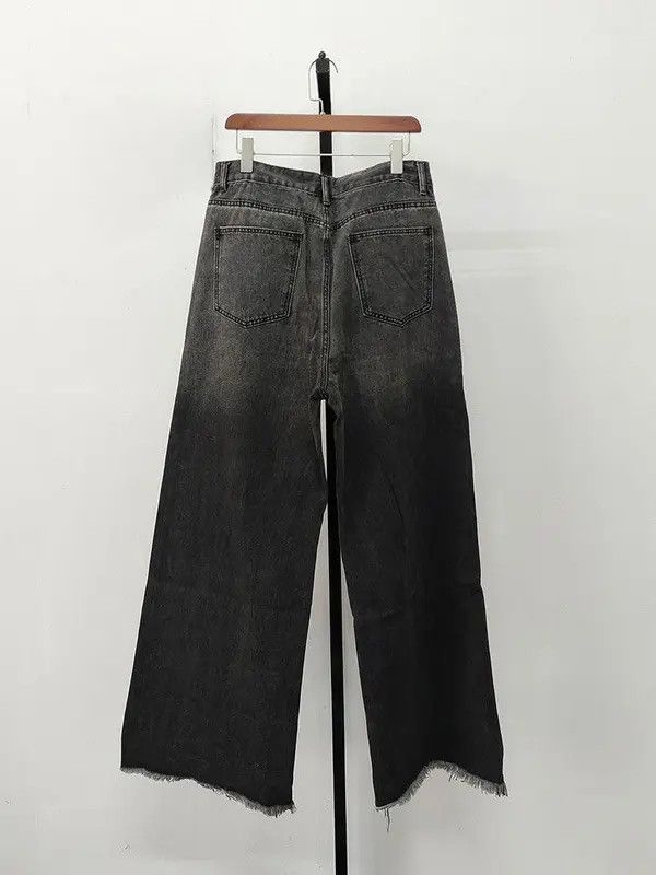 Jean Michiko x Ayami Black Baggy Wide Leg Denim Jeans Size US 32 / EU 48 - 7 Thumbnail