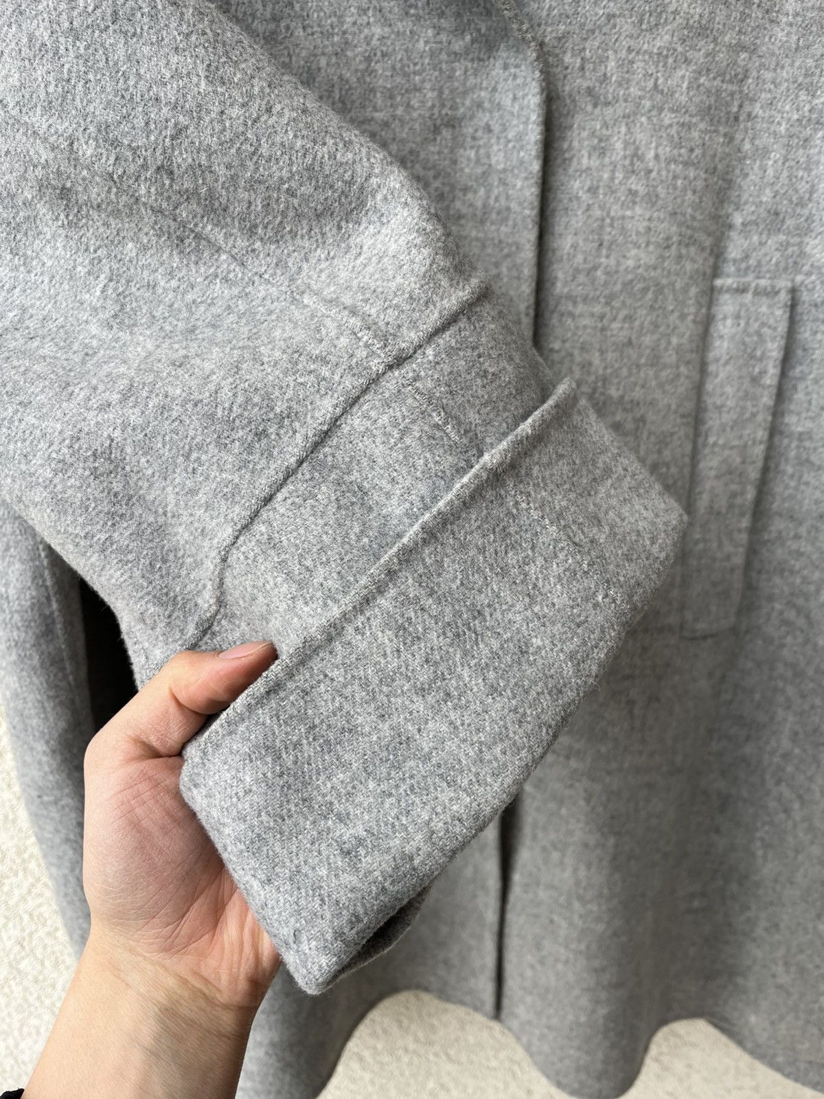 Max Mara × Weekend Max Mara Weekend Max Mara Wool Trench Coat Jacket Snap Close Size XL / US 12-14 / IT 48-50 - 19 Thumbnail