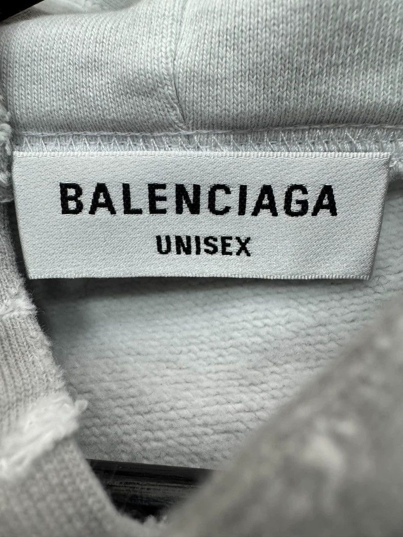 Balenciaga Balenciaga Grey Color Inkjet Hoodie-2506 Size US L / EU 52-54 / 3 - 4 Thumbnail