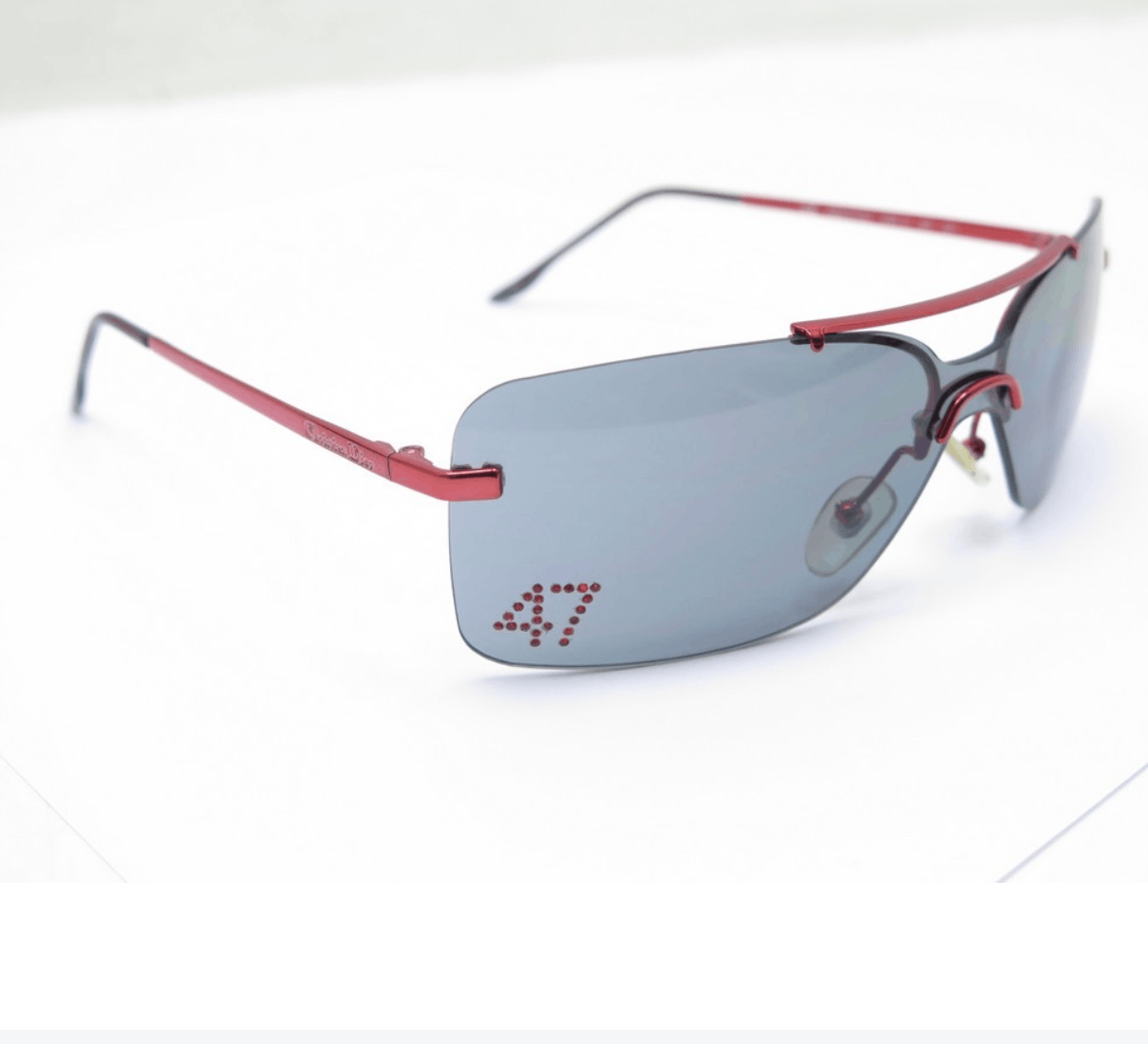Dior DIOR Sunglasses 47 Motard Wrap Shield Mask Ski Galliano Size ONE SIZE - 4 Thumbnail
