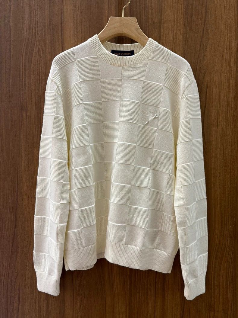 Louis Vuitton Louis Vuitton Checkerboard pin sweater Size US S / EU 44-46 / 1 - 1 Thumbnail