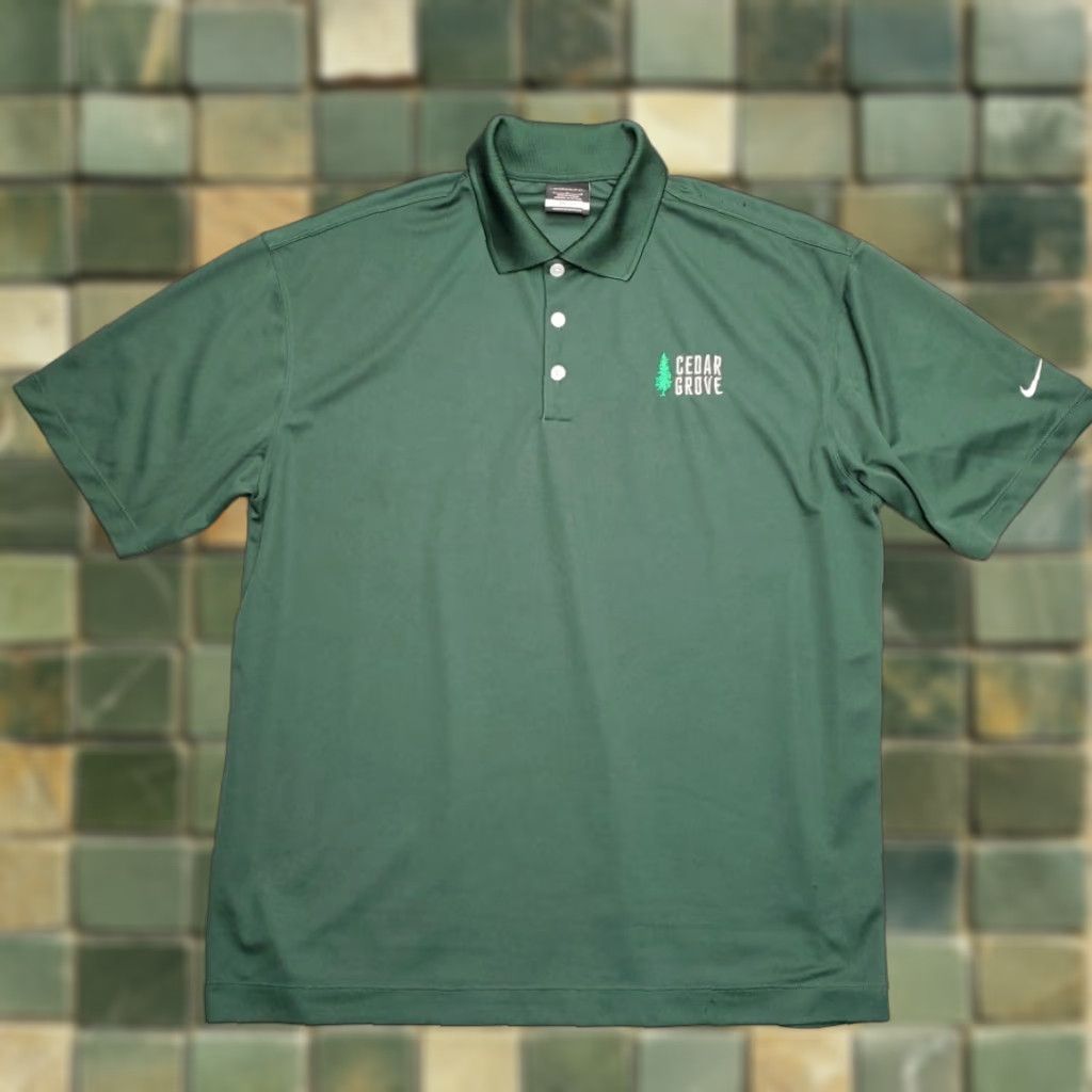Nike Nike Golf Shirt Mens L Green Polo DRI-FIT Polyester Casual Nike Polo Mens L Green Shirt Size US L / EU 52-54 / 3 - 1 Thumbnail