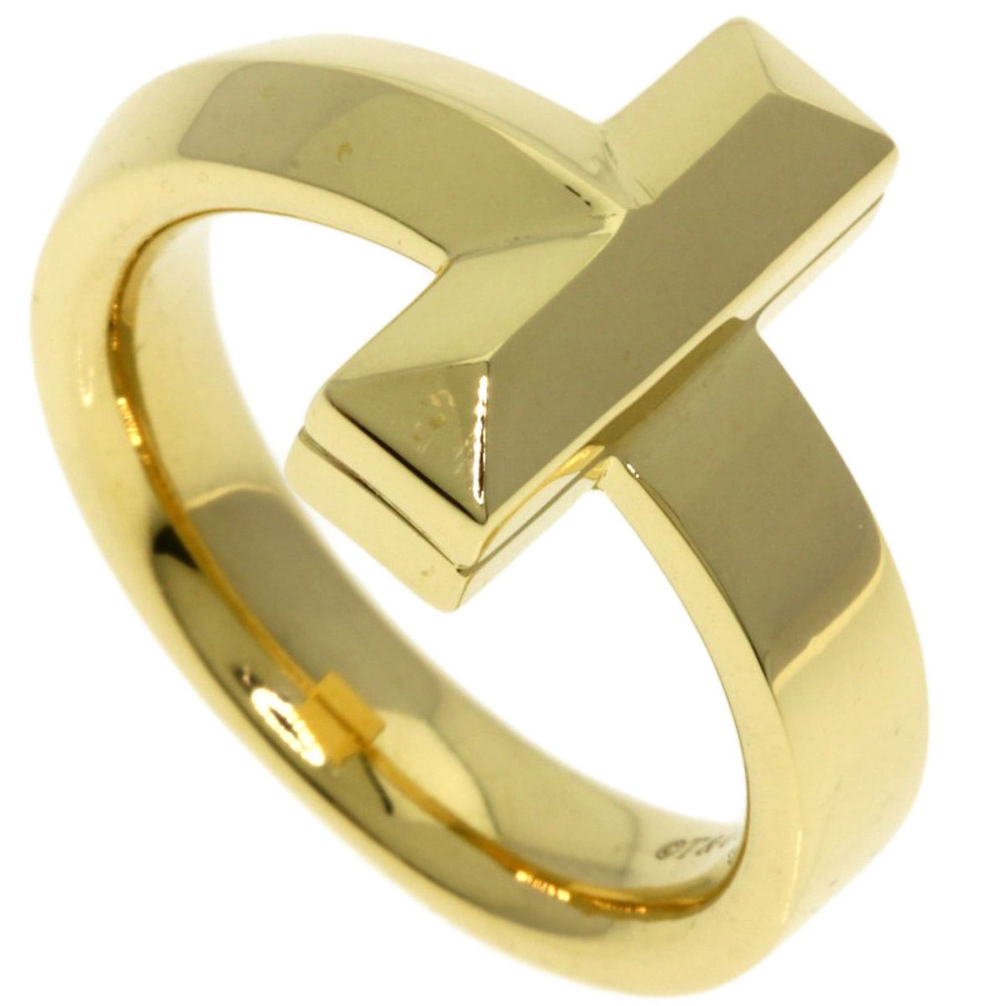 Tiffany & Co. Tiffany & Co. T One Ring, 18K Yellow Gold, Women's Ring Size ONE SIZE - 1 Thumbnail