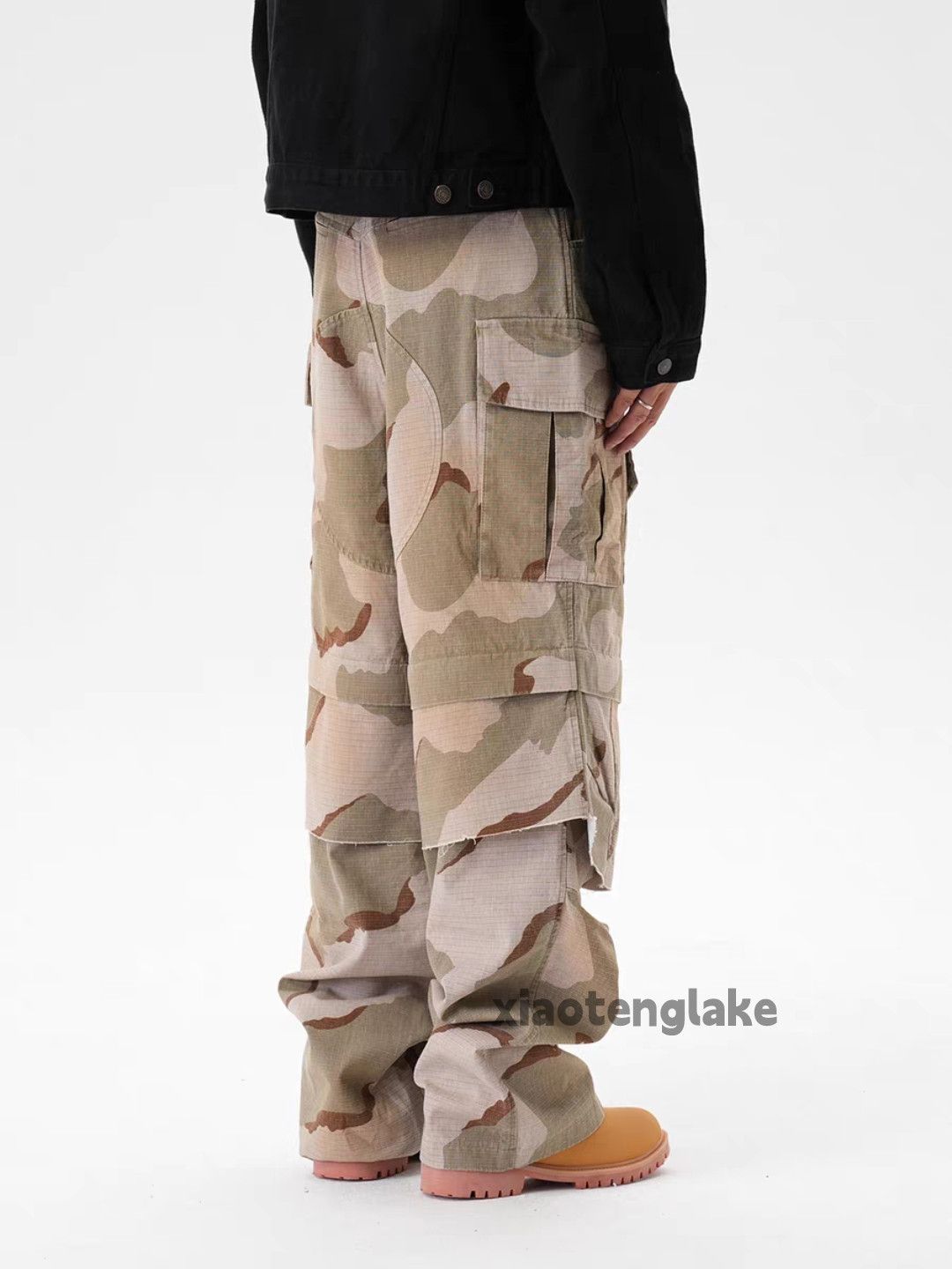 Vintage ltx loose baggy utility skate hiphop camo cargo pants Size US 32 / EU 48 - 2 Thumbnail