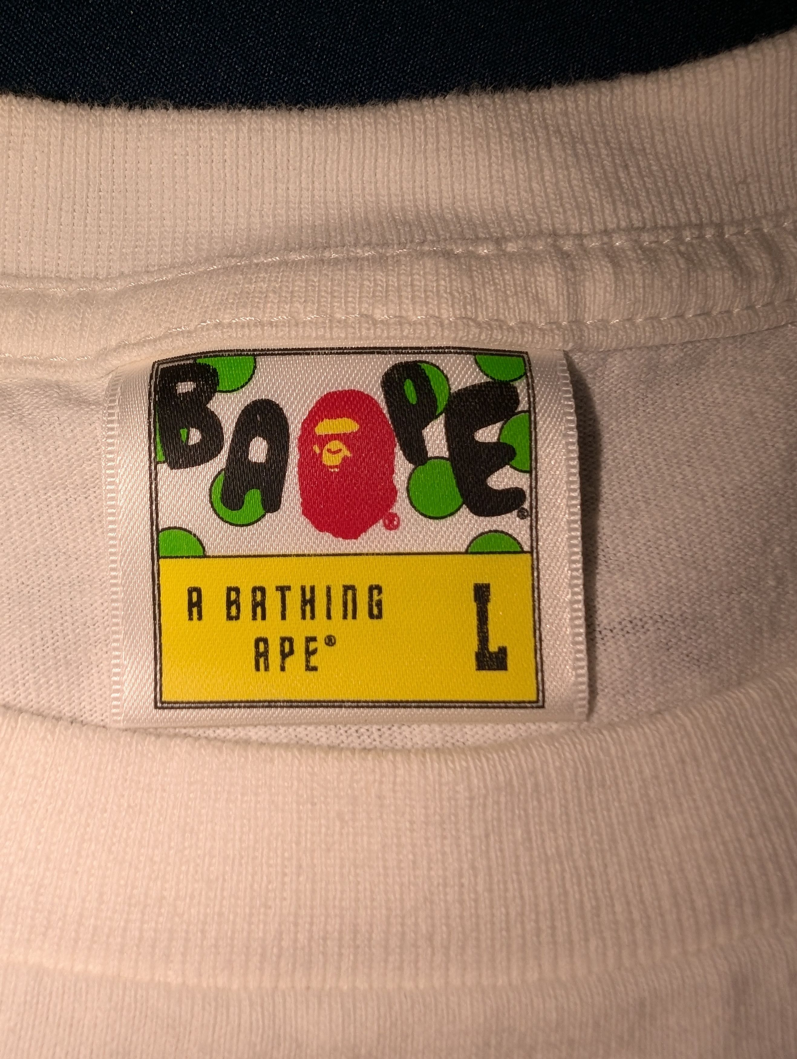 Bape BAPE X STREET FIGHTER HADOKEN/BANANA WHITE TEE LARGE Size US L / EU 52-54 / 3 - 5 Thumbnail