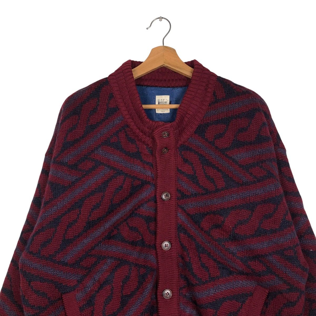 Japanese Brand 🔥VINTAGE CARDIGAN BOMBER JACKET MODIGLIANI ITALY Size US L / EU 52-54 / 3 - 5 Thumbnail