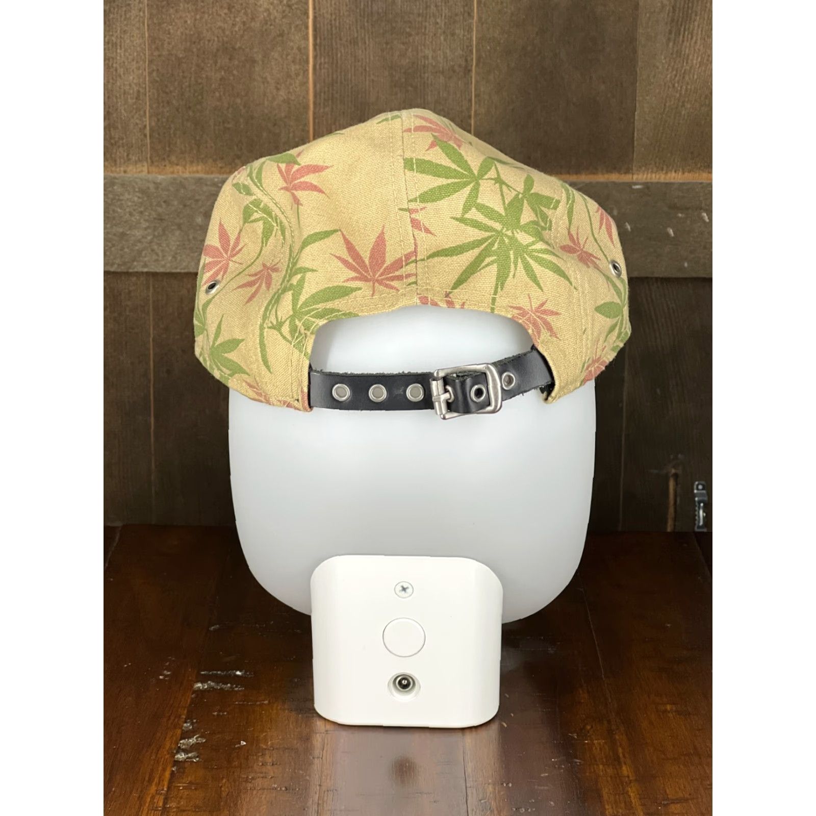 IDEA No Bad Ideas Hat Cap Strap Back Adult Beige Panel Marijuana Leaf Stash Pocket A Size ONE SIZE - 4 Thumbnail