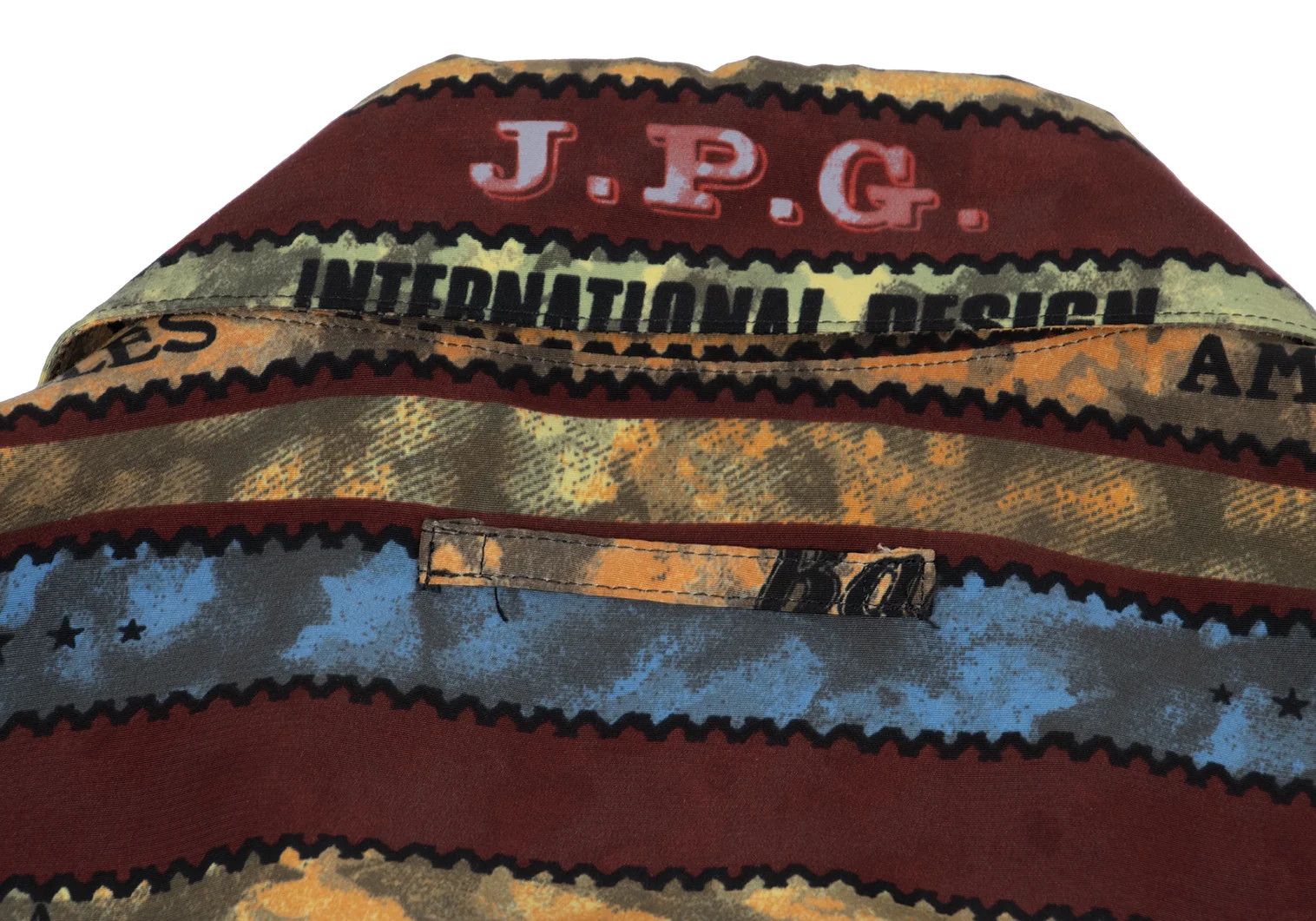 Jean Paul Gaultier Striped Logo Pattern Regular Collar Shirt Multi 48 Size US M / EU 48-50 / 2 - 12 Thumbnail